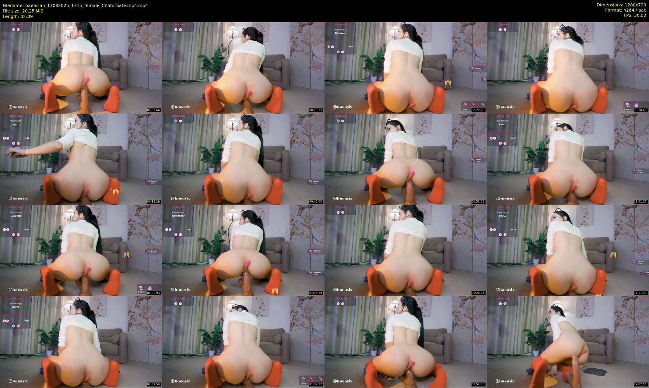 baeasian — 3 minute Chaturbate female cam show recording, 720p, Aug 13, 2025