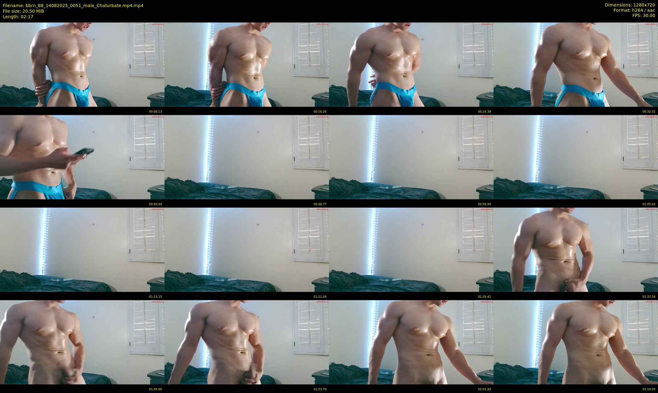 bbrn_88 — 3 minute Chaturbate male cam show recording, 720p, Aug 14, 2025
