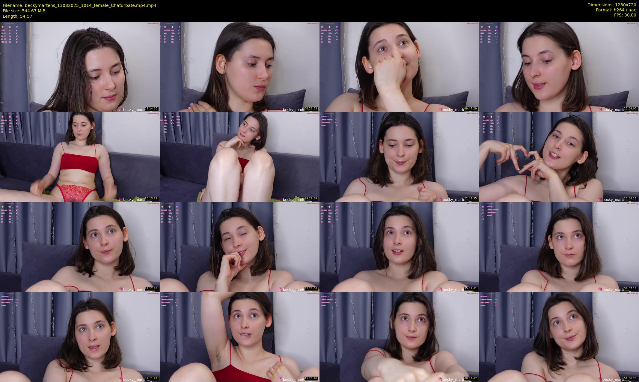 beckymartens — 55 minute Chaturbate female cam show recording, 720p, Aug 13, 2025