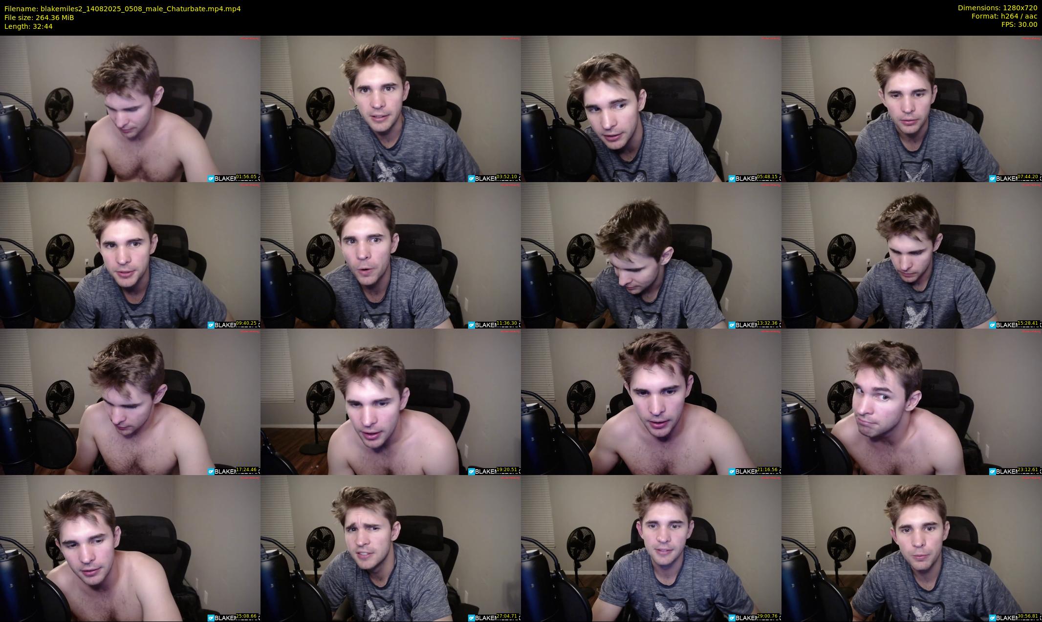 blakemiles2 — 33 minute Chaturbate male cam show recording, 720p, Aug 14, 2025