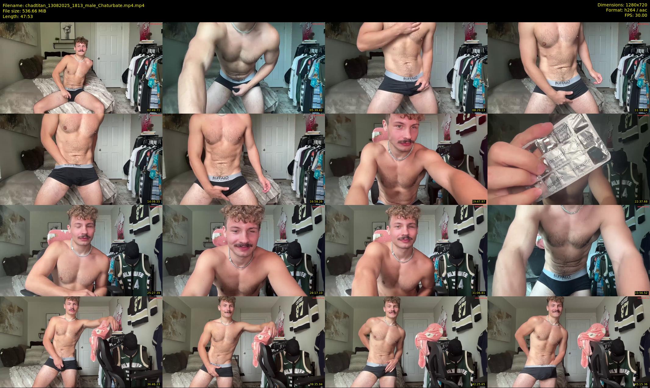chadtitan — 48 minute Chaturbate male cam show recording, 720p, Aug 13, 2025