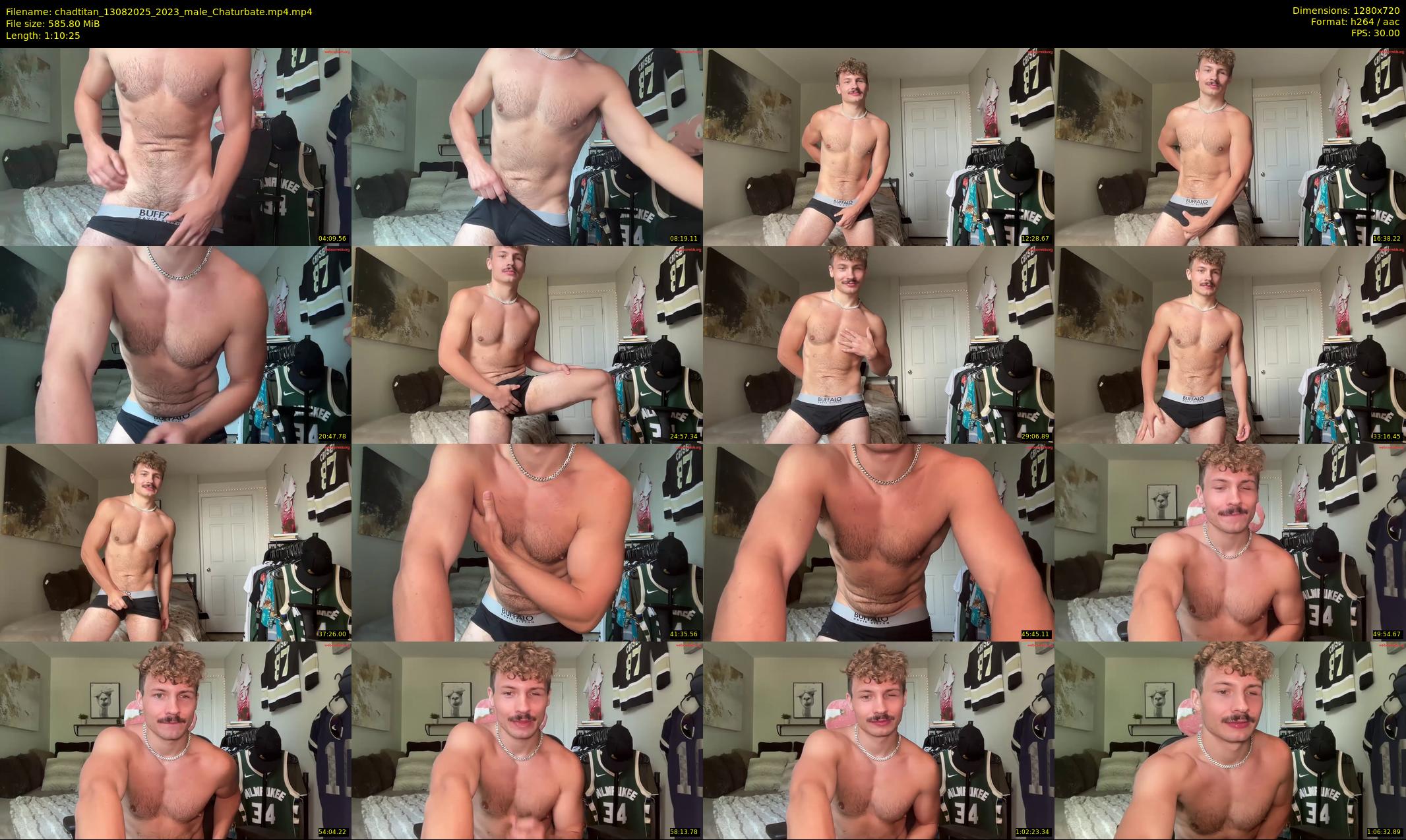 chadtitan — 71 minute Chaturbate male cam show recording, 720p, Aug 13, 2025