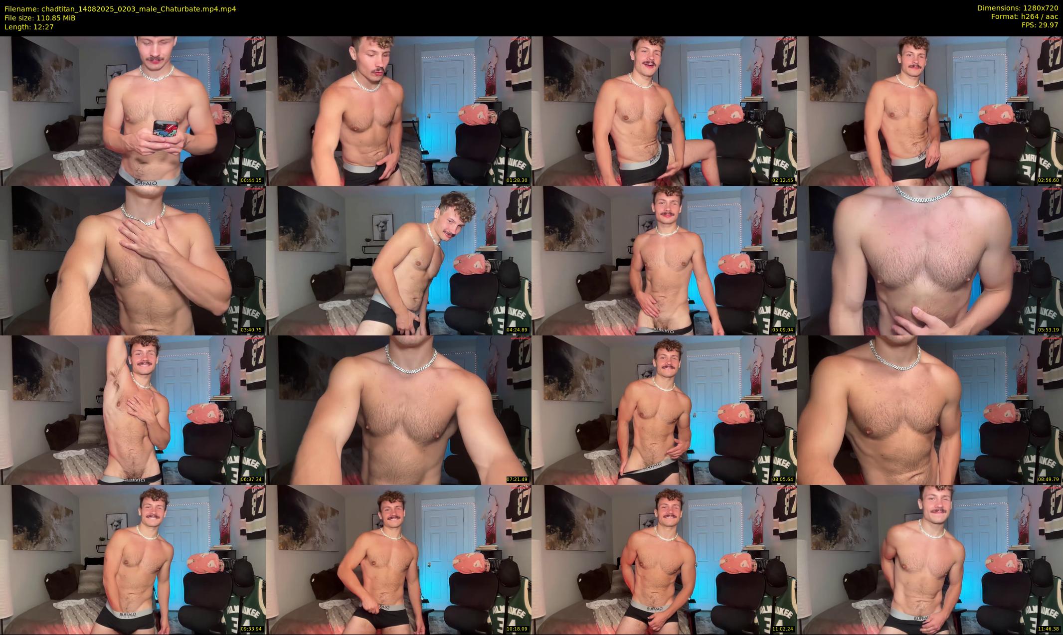 chadtitan — 13 minute Chaturbate male cam show recording, 720p, Aug 14, 2025