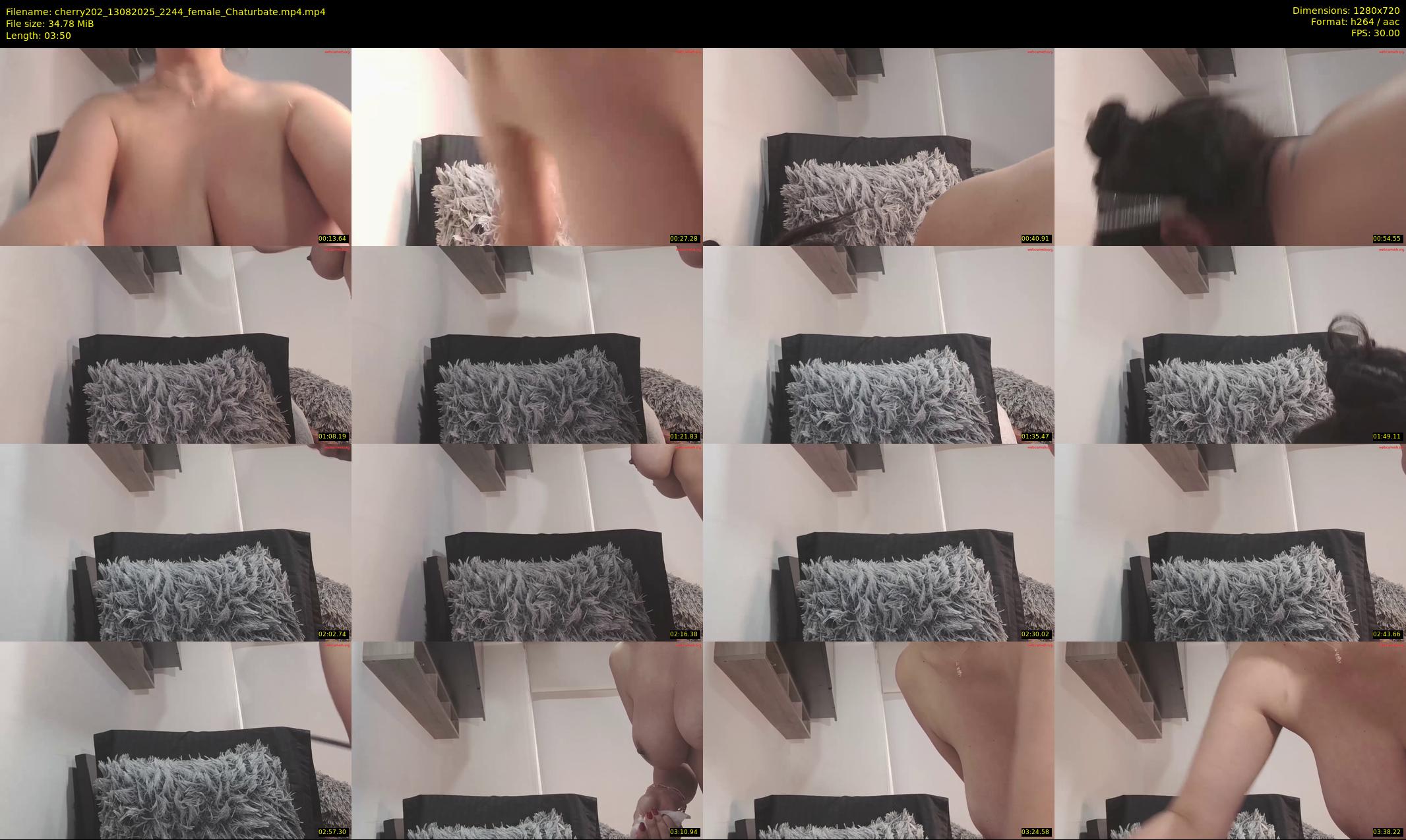 cherry202 — 4 minute Chaturbate female cam show recording, 720p, Aug 13, 2025