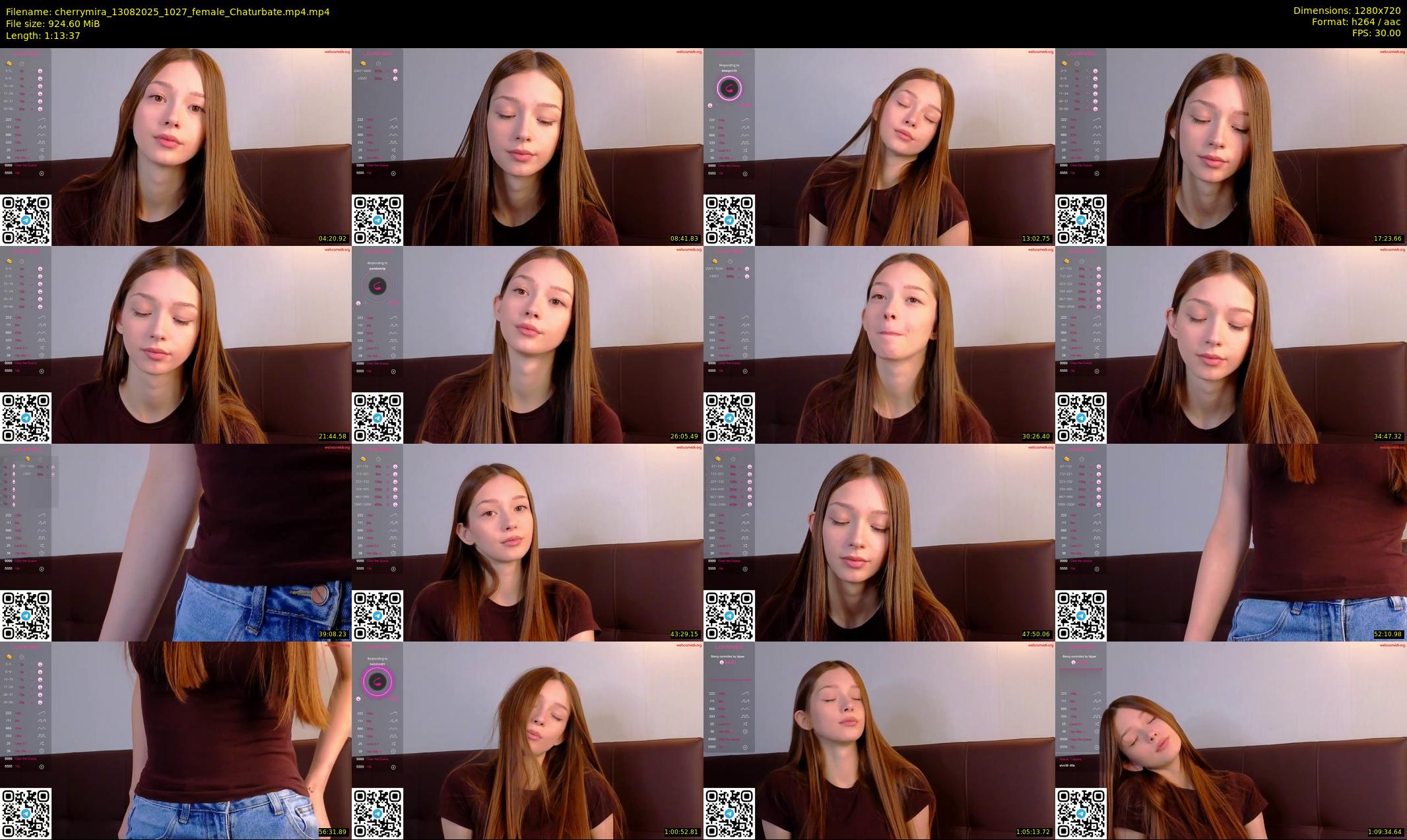 cherrymira — 74 minute Chaturbate female cam show recording, 720p, Aug 13, 2025