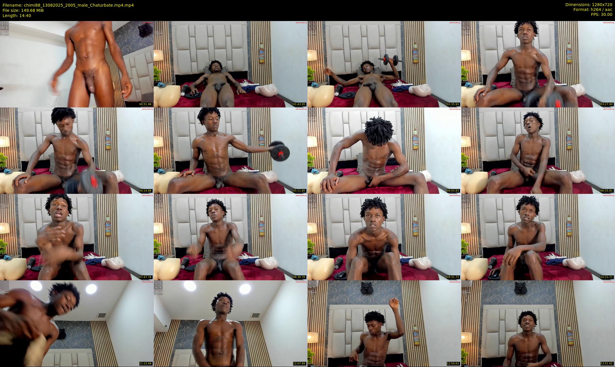 chimi88 — 15 minute Chaturbate male cam show recording, 720p, Aug 13, 2025