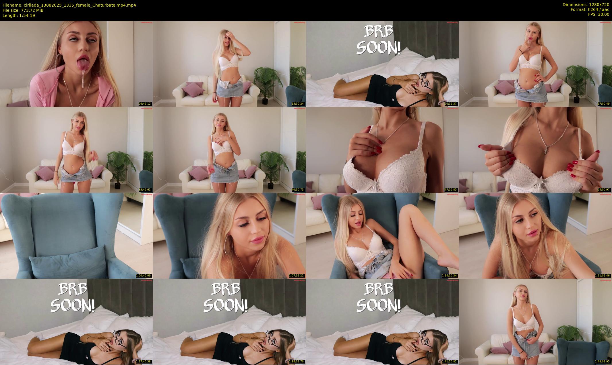 cirilada — 115 minute Chaturbate female cam show recording, 720p, Aug 13, 2025