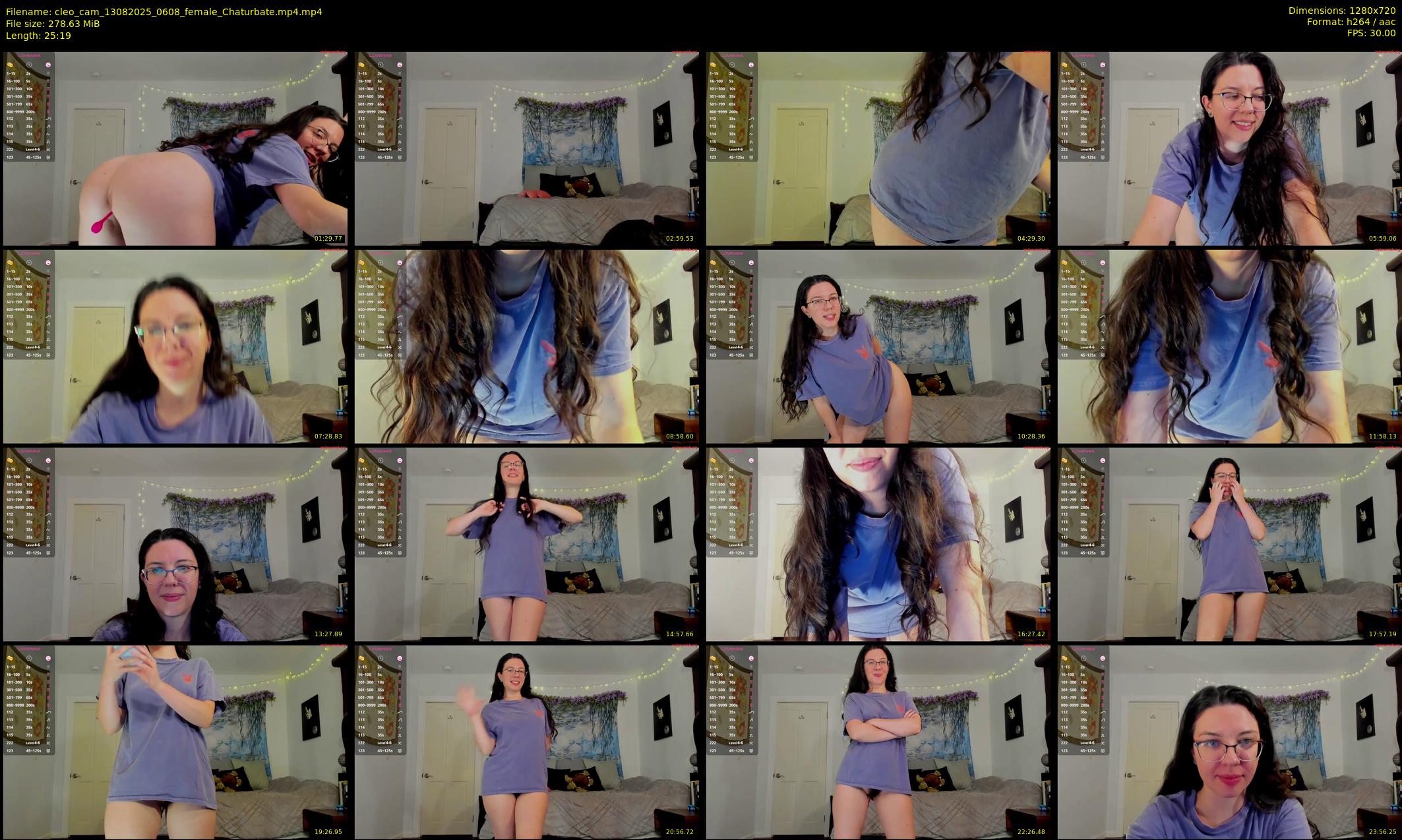 cleo_cam — 26 minute Chaturbate female cam show recording, 720p, Aug 13, 2025