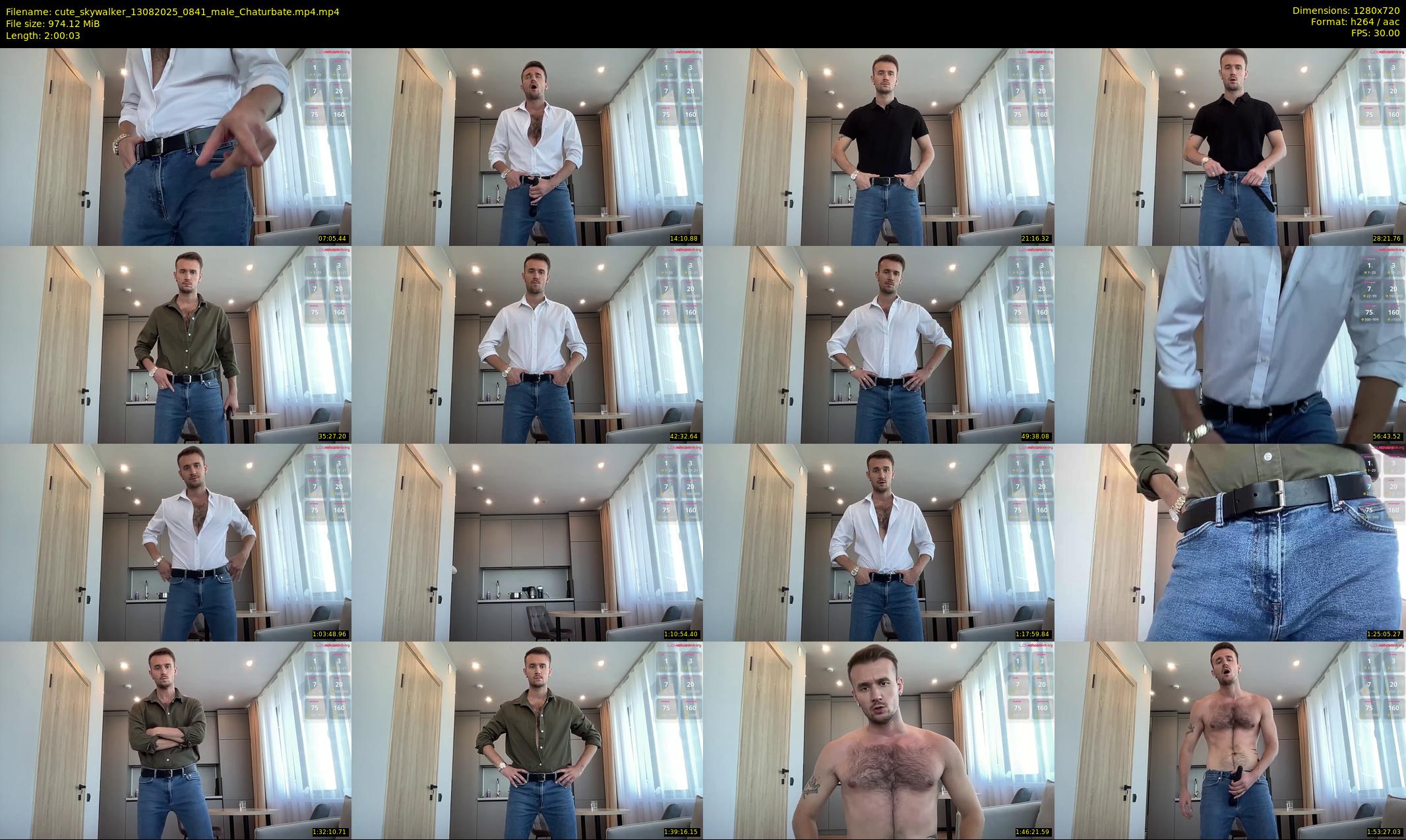 cute_skywalker — 121 minute Chaturbate male cam show recording, 720p, Aug 13, 2025