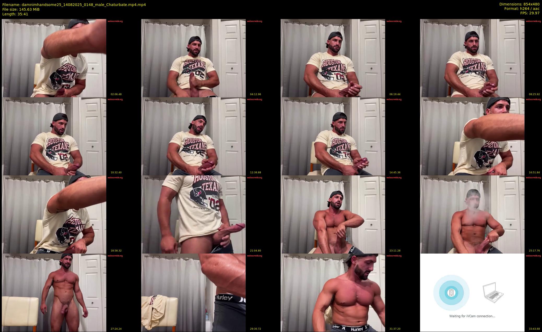 damnimhandsome25 — 36 minute Chaturbate male cam show recording, 480p, Aug 14, 2025