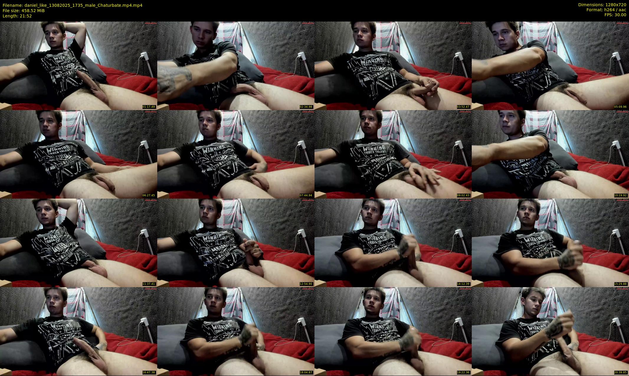 daniel_like — 22 minute Chaturbate male cam show recording, 720p, Aug 13, 2025