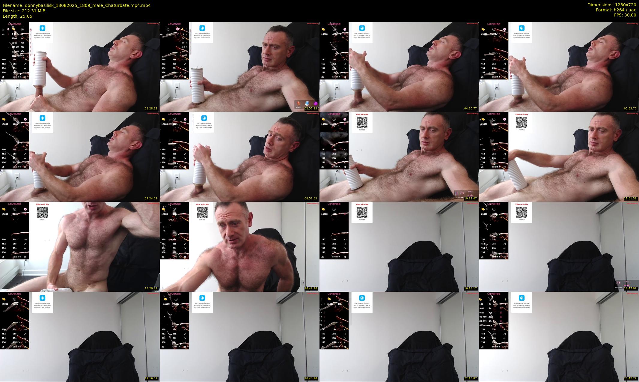 donnybasilisk — 26 minute Chaturbate male cam show recording, 720p, Aug 13, 2025