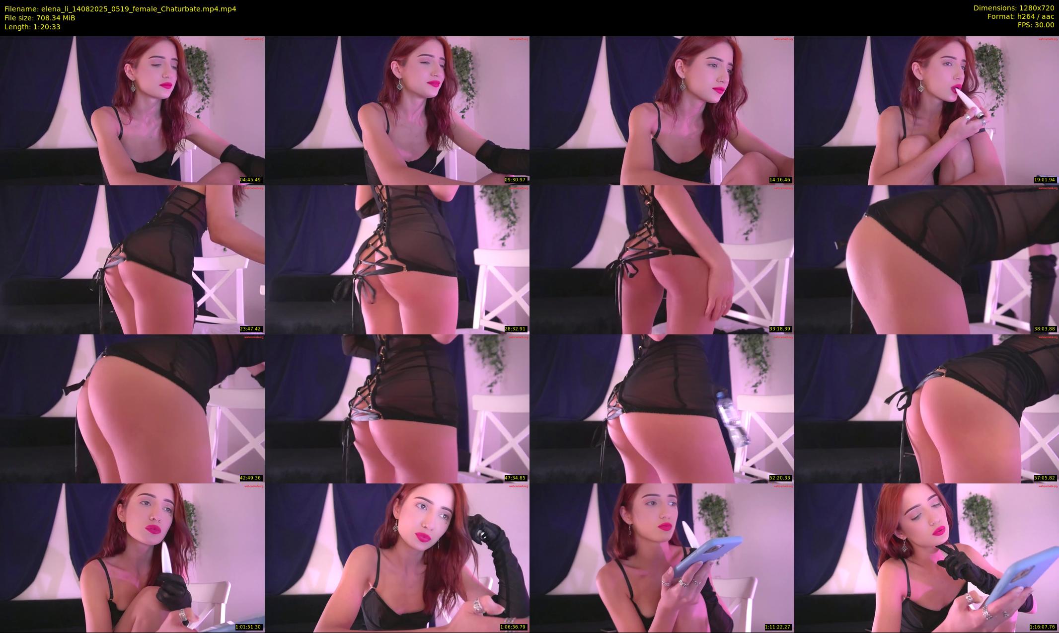 elena_li — 81 minute Chaturbate female cam show recording, 720p, Aug 14, 2025