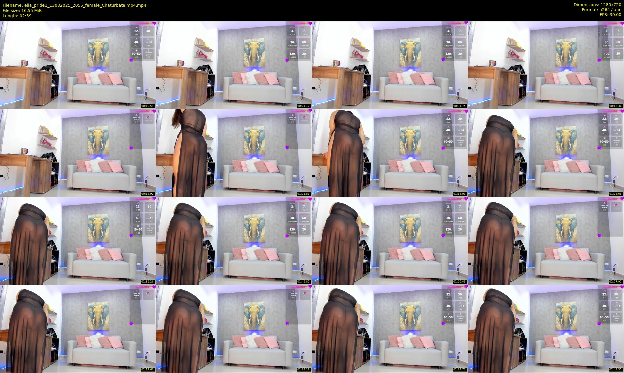 ella_pride1 — 3 minute Chaturbate female cam show recording, 720p, Aug 13, 2025