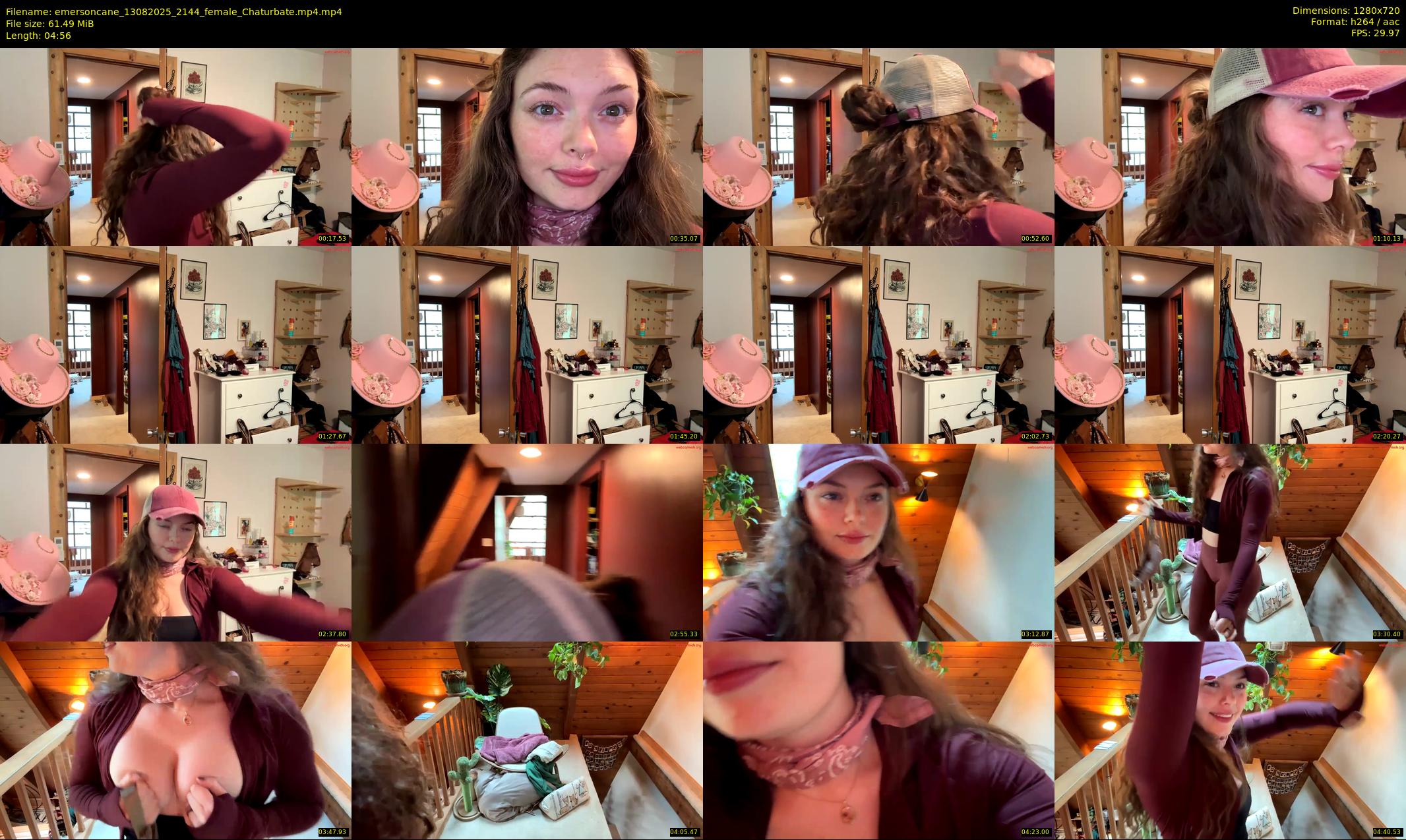 emersoncane — 5 minute Chaturbate female cam show recording, 720p, Aug 13, 2025