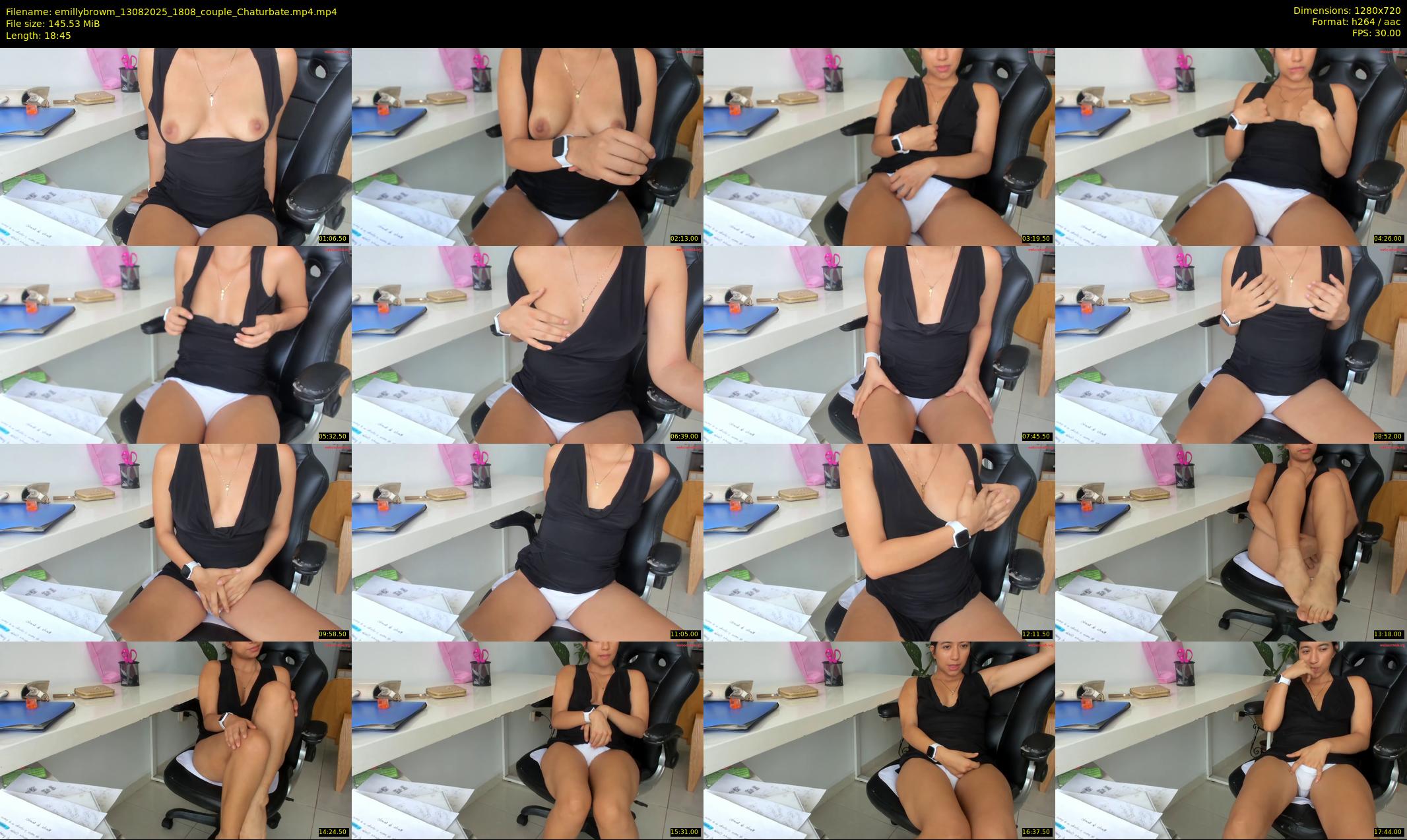 emillybrowm — 19 minute Chaturbate couple cam show recording, 720p, Aug 13, 2025