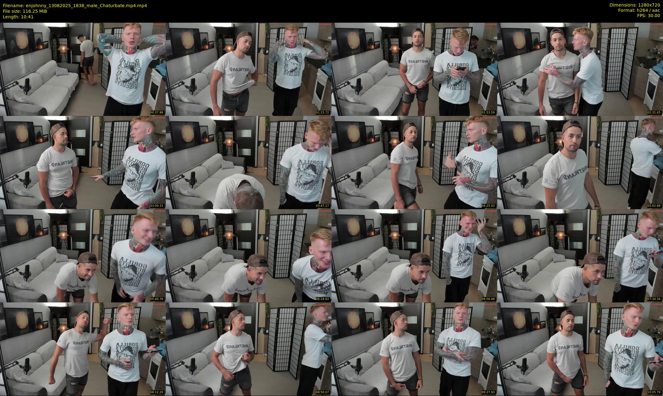 enjohnny — 11 minute Chaturbate male cam show recording, 720p, Aug 13, 2025