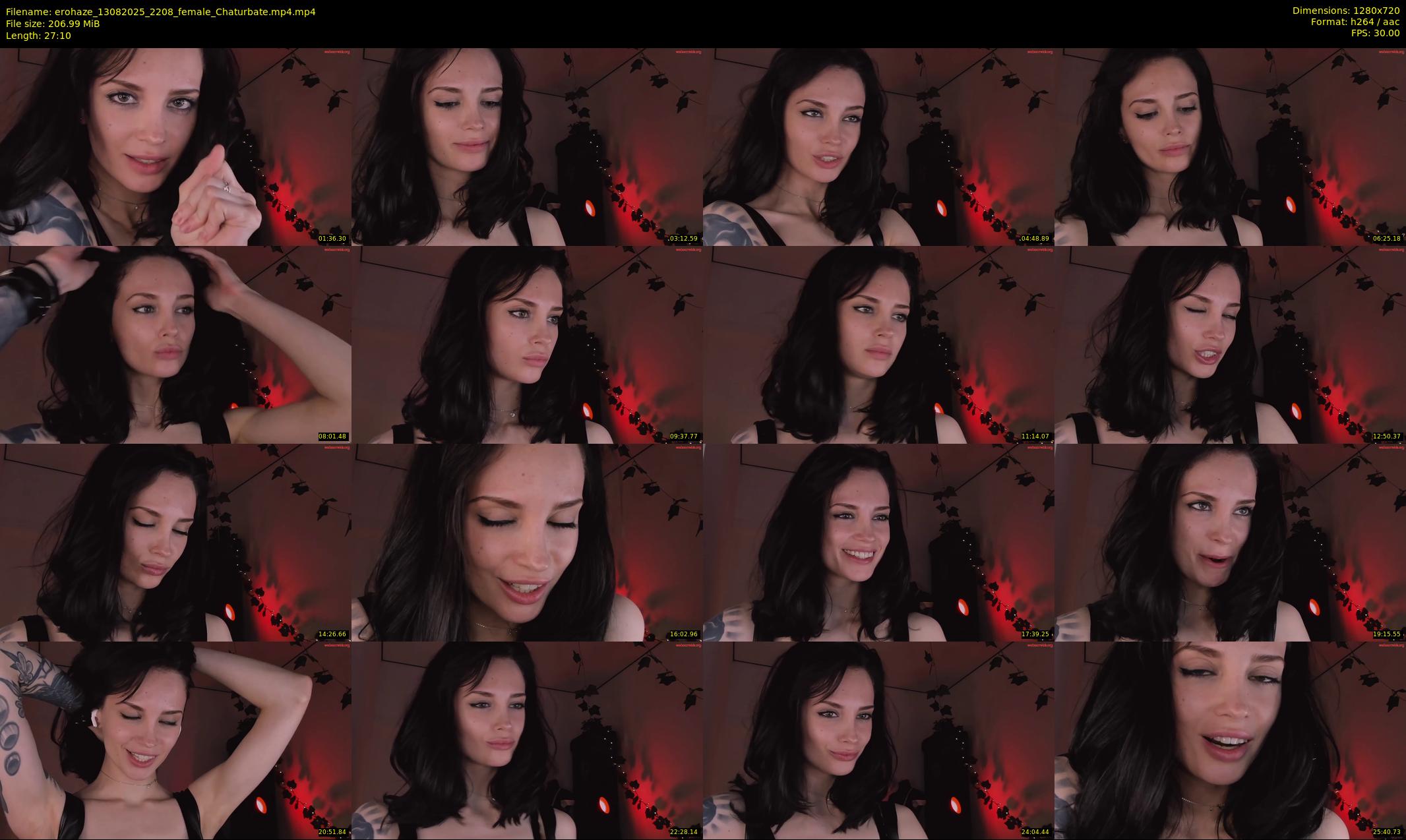 erohaze — 28 minute Chaturbate female cam show recording, 720p, Aug 13, 2025