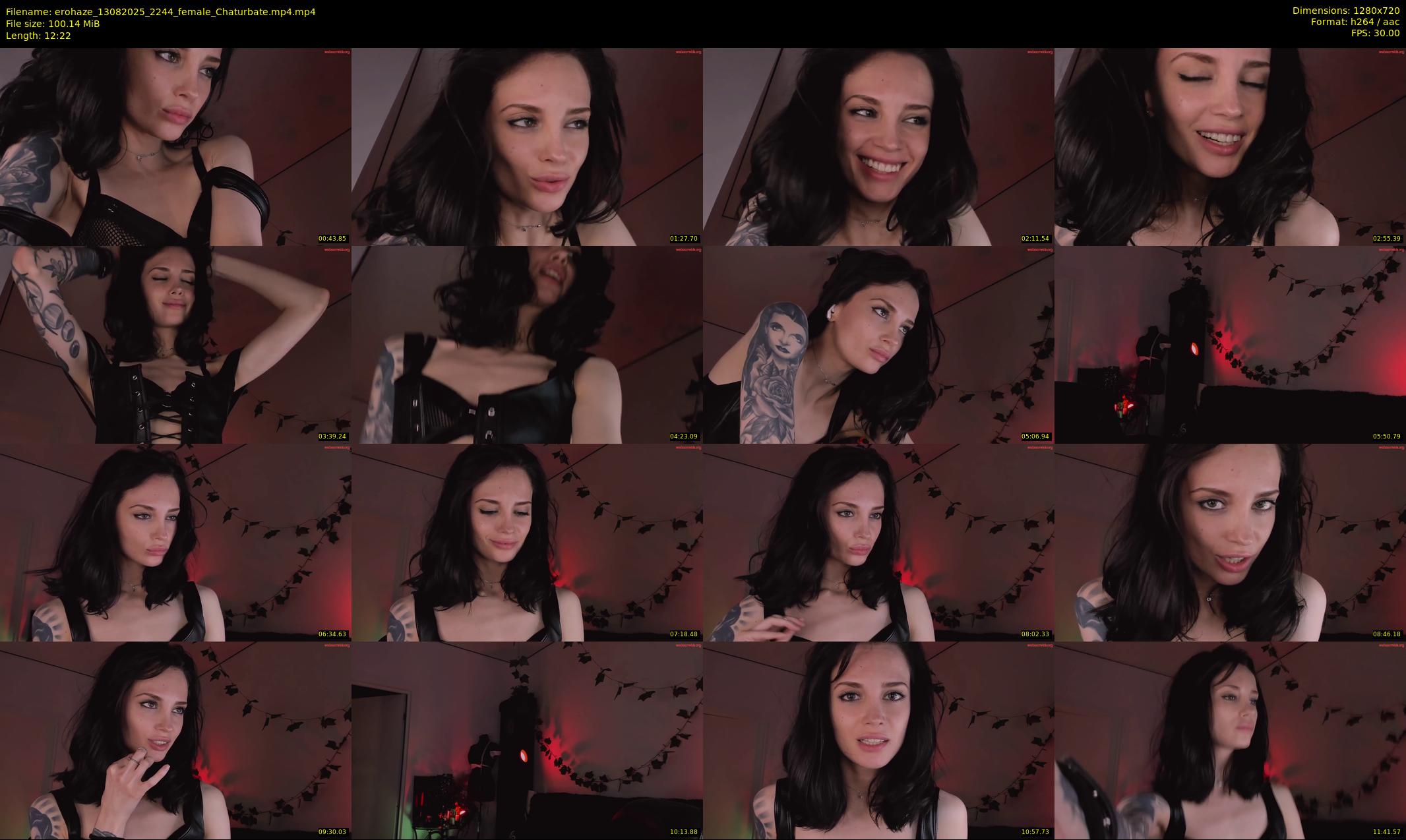 erohaze — 13 minute Chaturbate female cam show recording, 720p, Aug 13, 2025