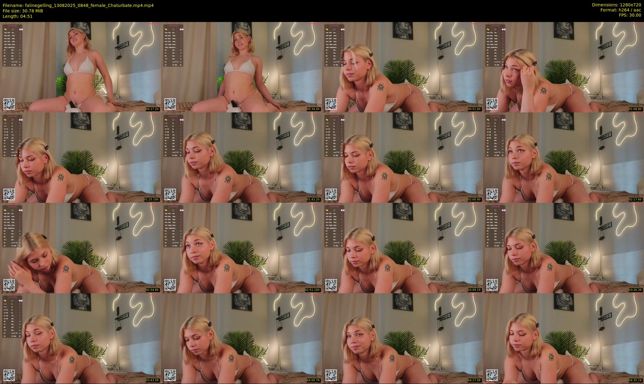 falinegelling — 5 minute Chaturbate female cam show recording, 720p, Aug 13, 2025