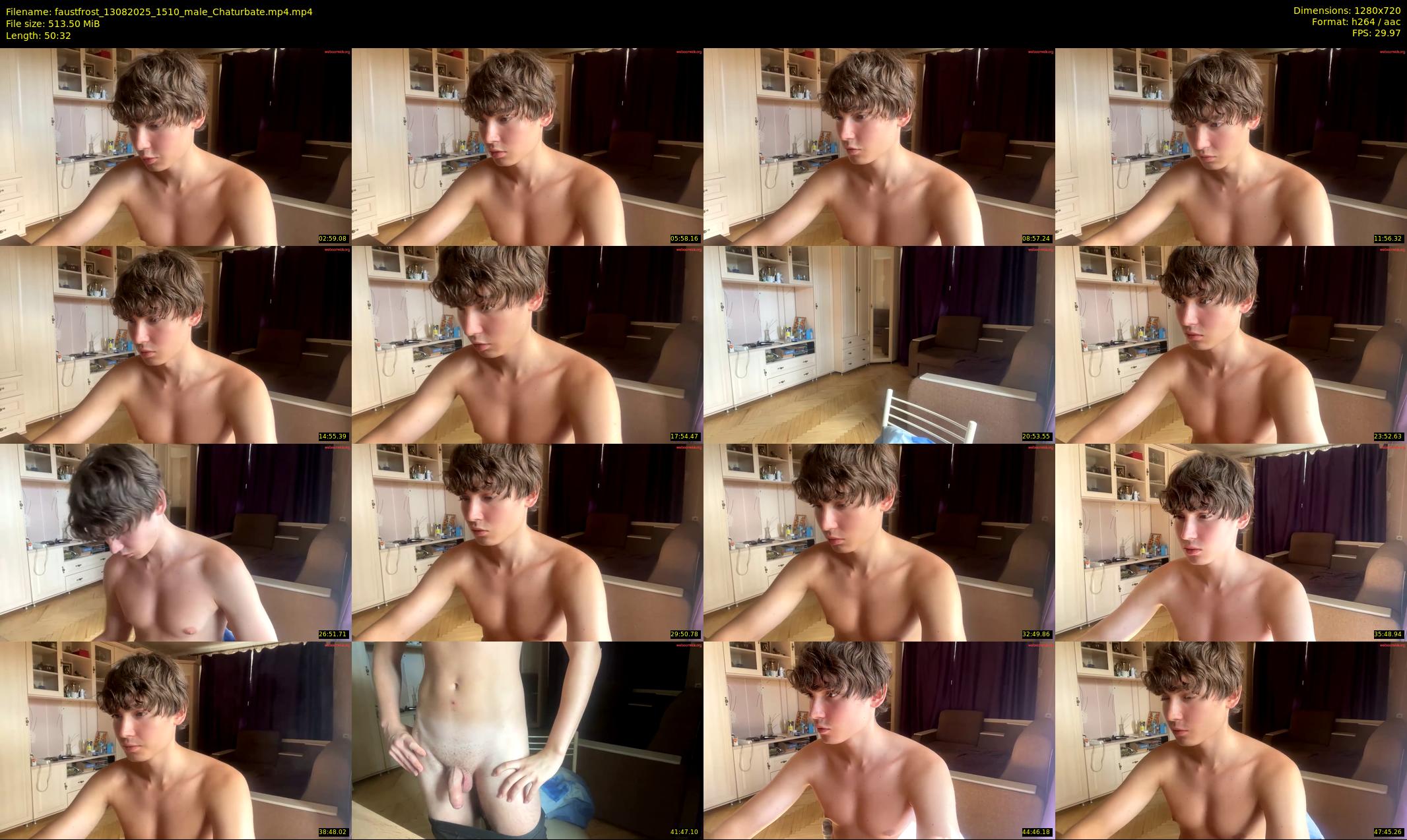 faustfrost — 51 minute Chaturbate male cam show recording, 720p, Aug 13, 2025