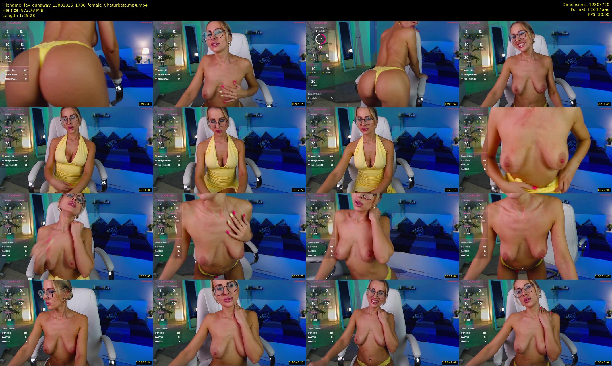 fay_dunaway — 86 minute Chaturbate female cam show recording, 720p, Aug 13, 2025