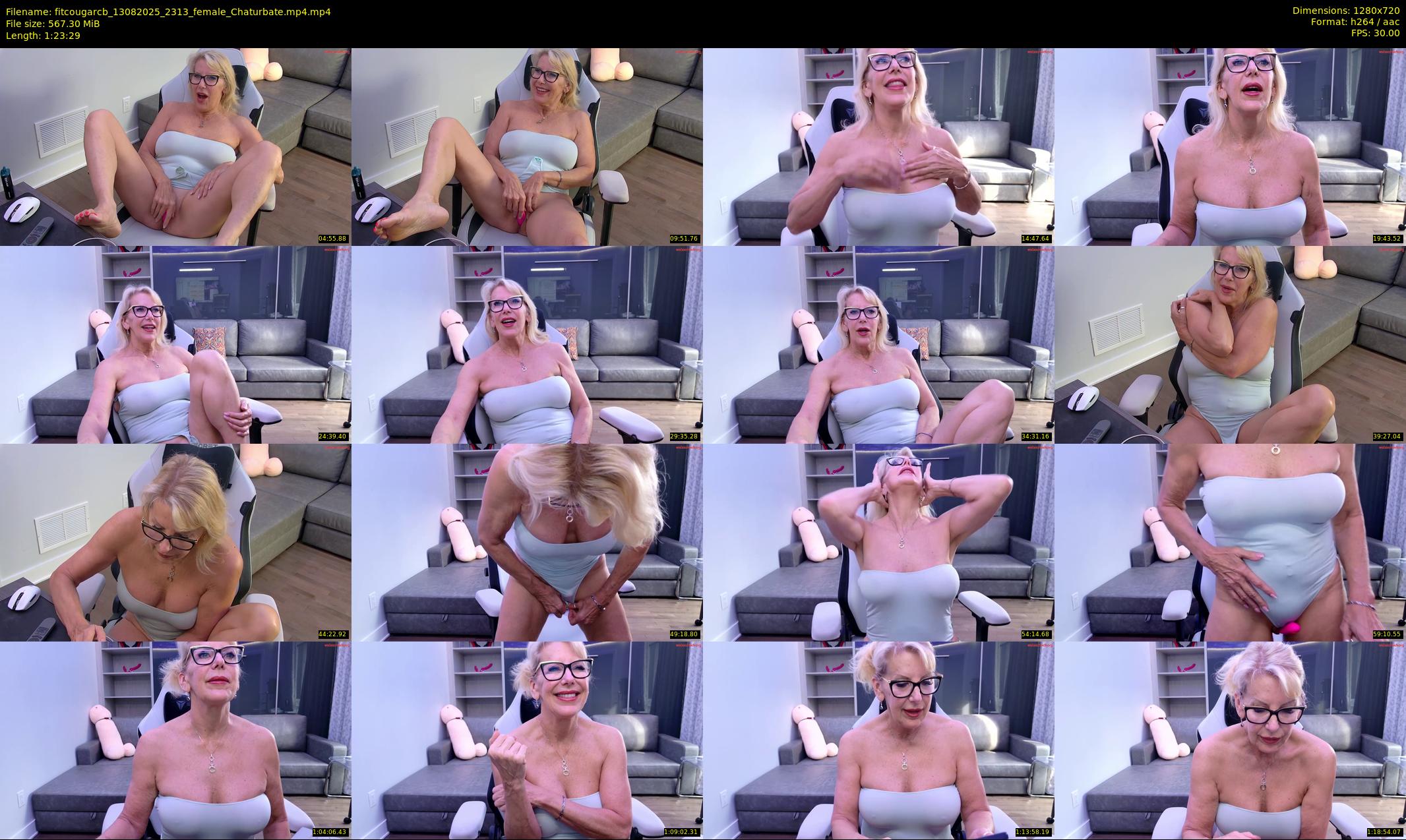 fitcougarcb — 84 minute Chaturbate female cam show recording, 720p, Aug 13, 2025