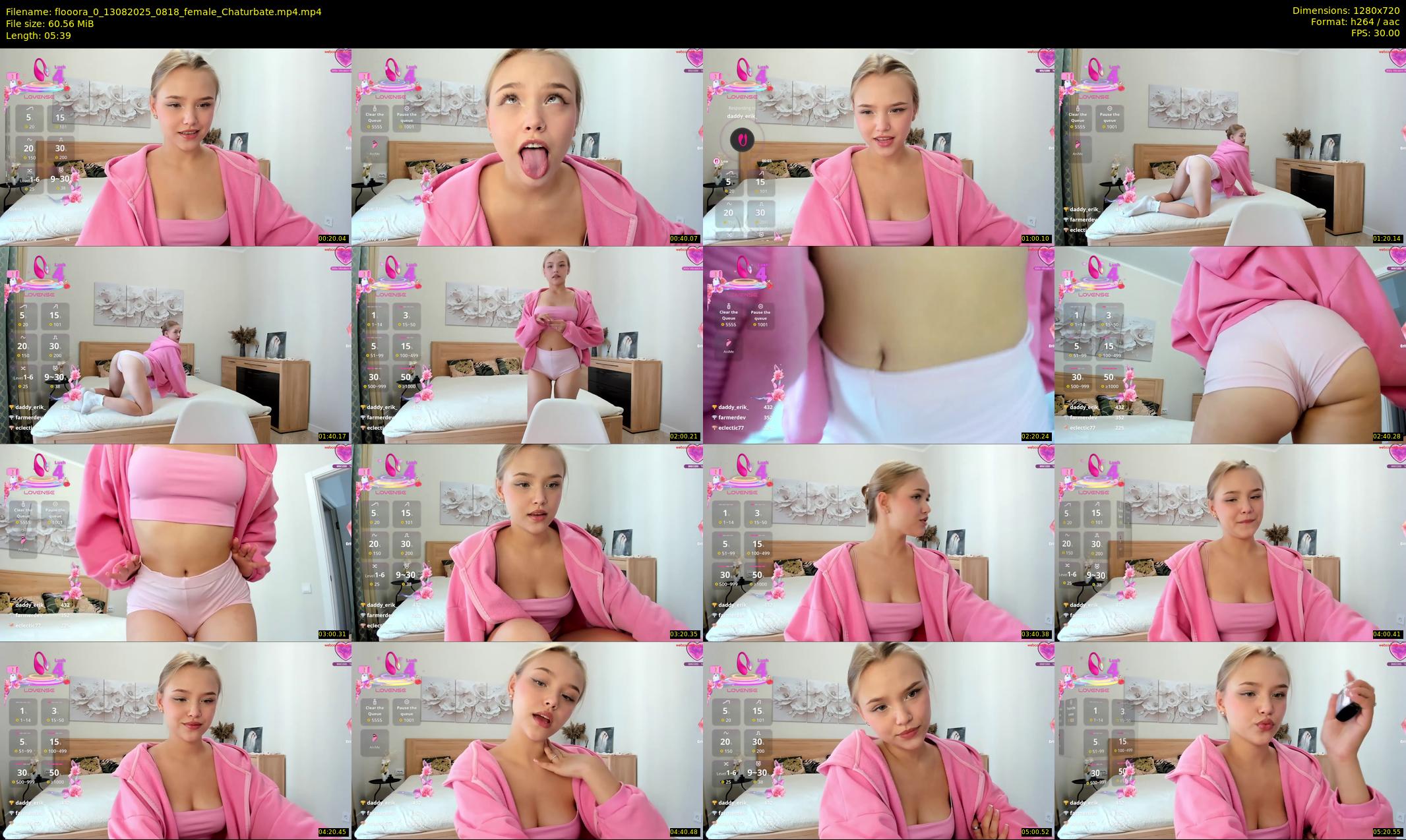 flooora_0 — 6 minute Chaturbate couple cam show recording, 720p, Aug 13, 2025