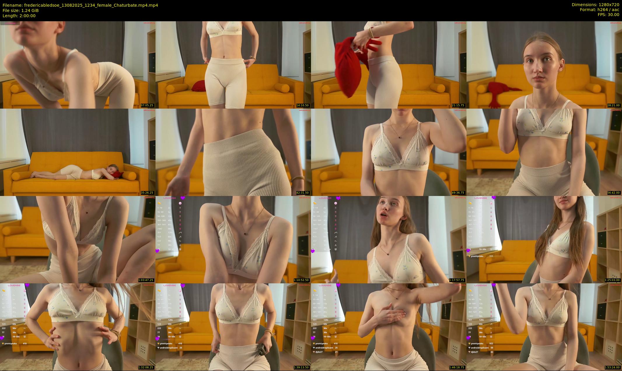 fredericabledsoe — 120 minute Chaturbate female cam show recording, 720p, Aug 13, 2025