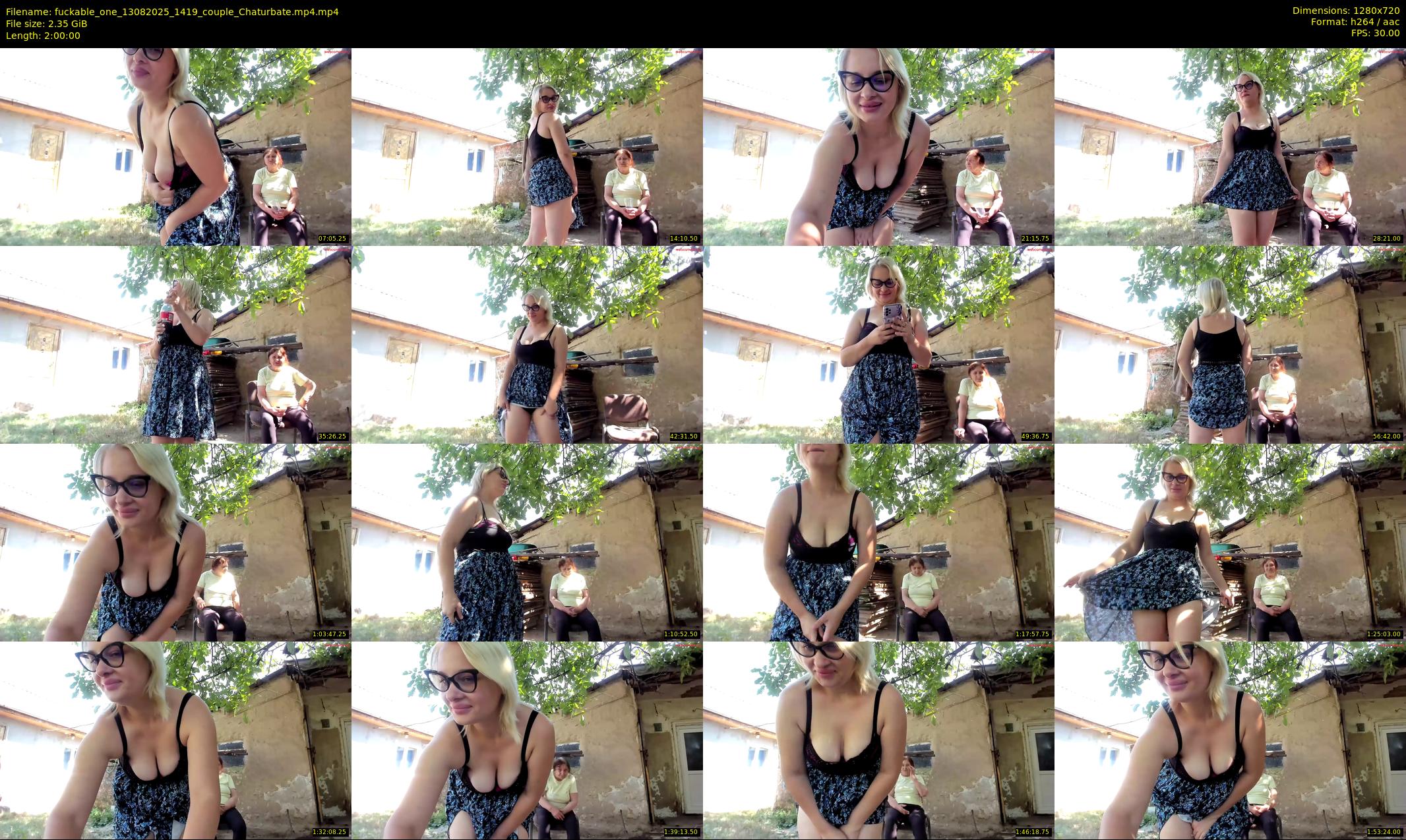 fuckable_one — 120 minute Chaturbate couple cam show recording, 720p, Aug 13, 2025