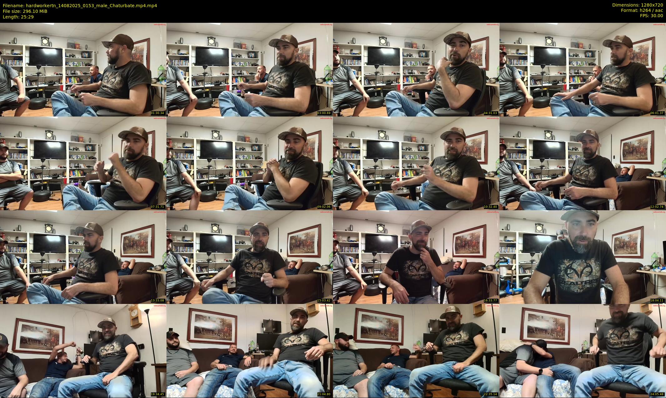 hardworkertn — 26 minute Chaturbate male cam show recording, 720p, Aug 14, 2025