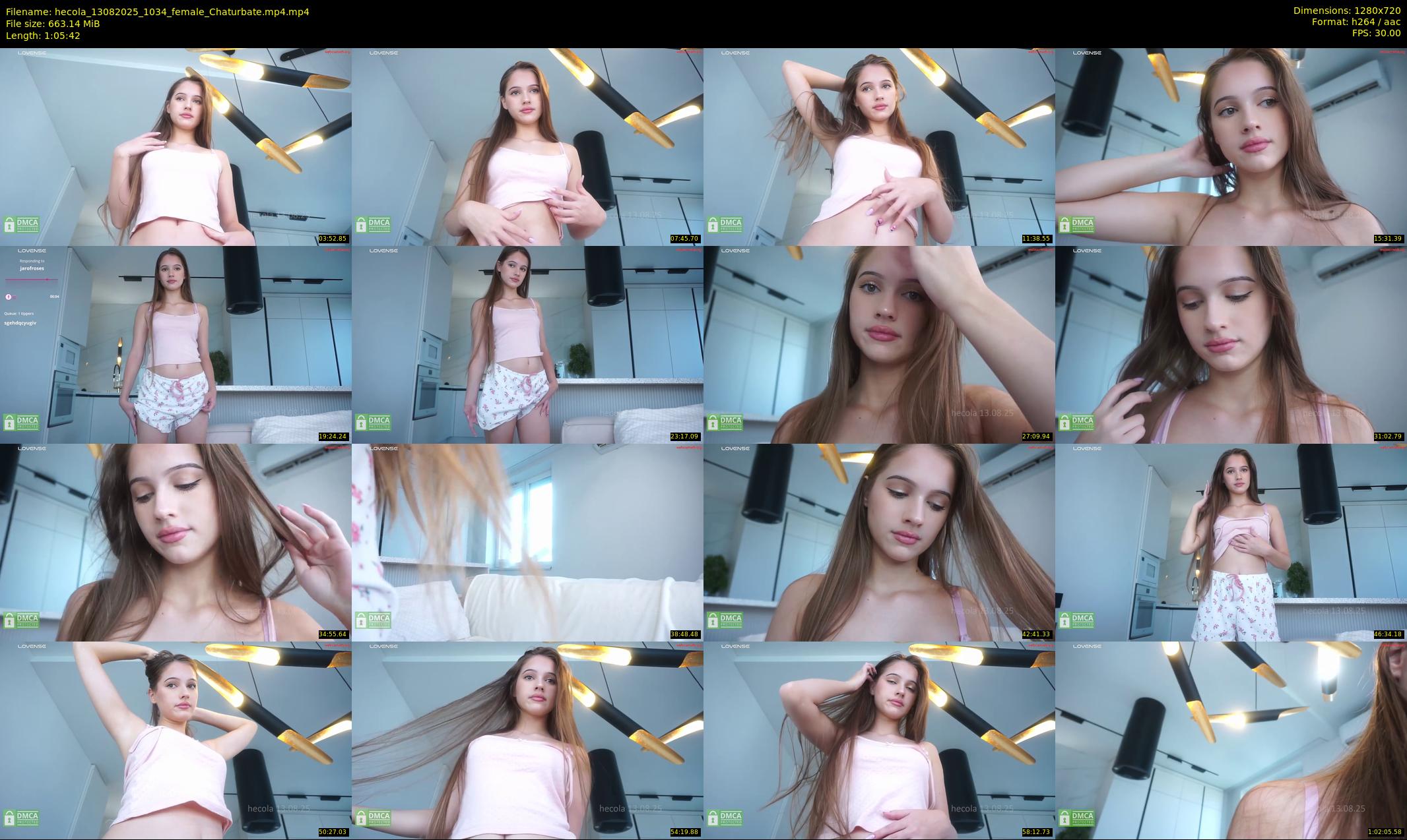 hecola — 66 minute Chaturbate female cam show recording, 720p, Aug 13, 2025