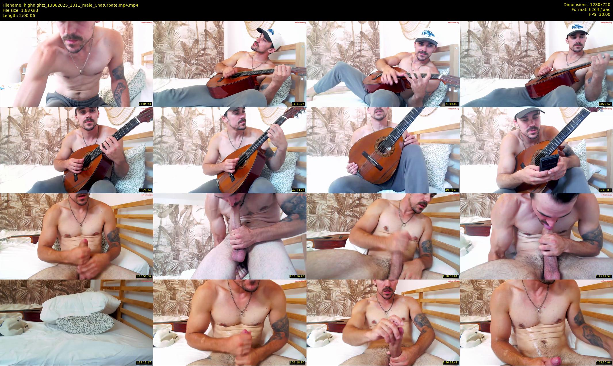 highnightz — 121 minute Chaturbate male cam show recording, 720p, Aug 13, 2025