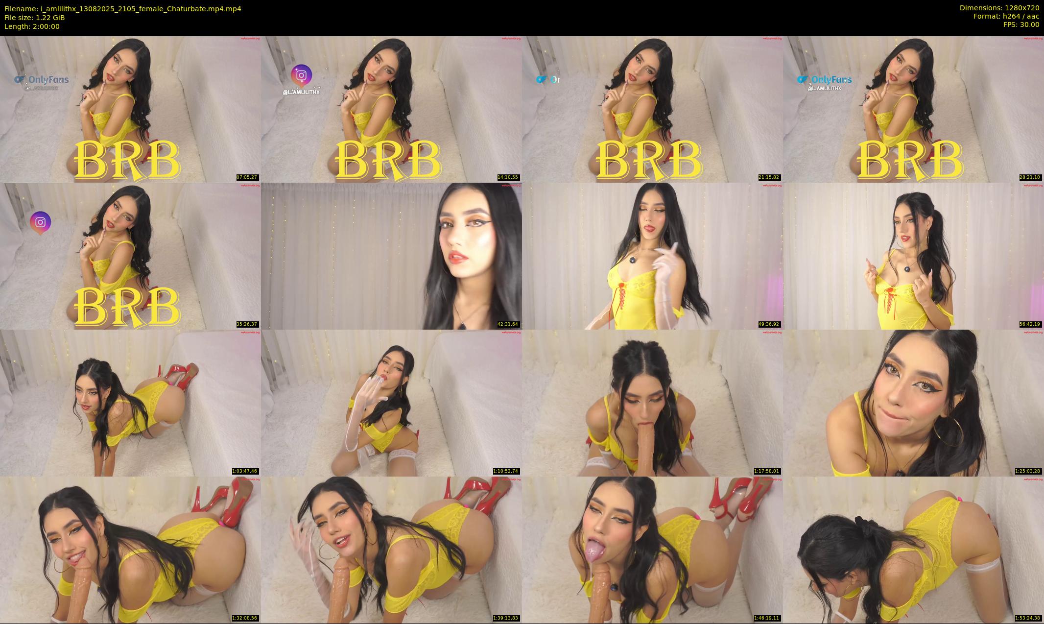 i_amlilithx — 120 minute Chaturbate female cam show recording, 720p, Aug 13, 2025