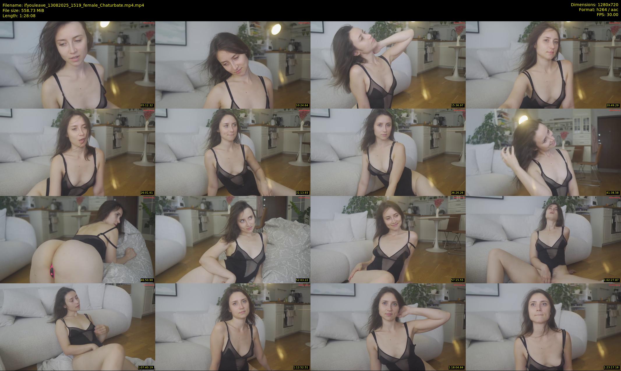 ifyouleave — 89 minute Chaturbate female cam show recording, 720p, Aug 13, 2025