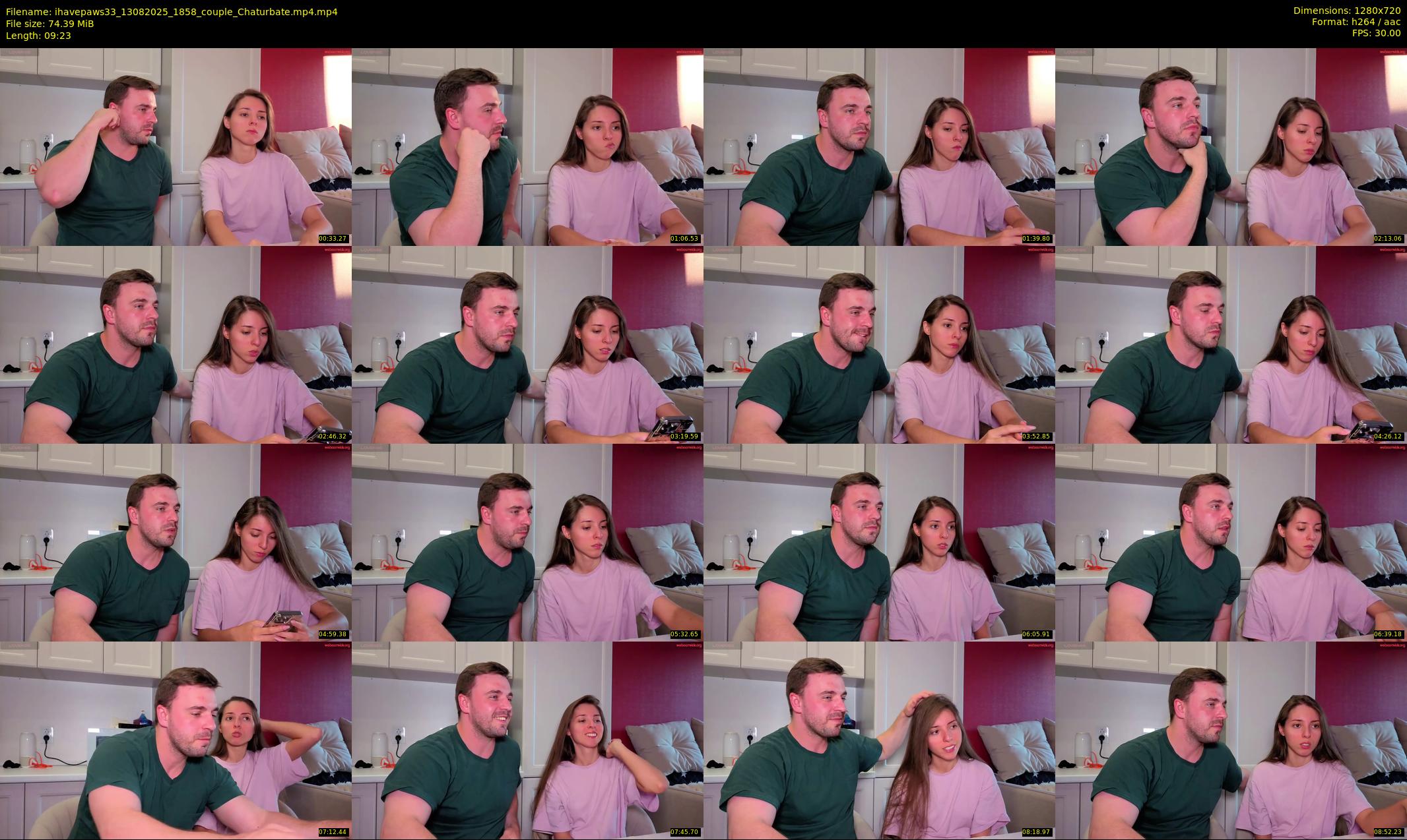 ihavepaws33 — 10 minute Chaturbate couple cam show recording, 720p, Aug 13, 2025