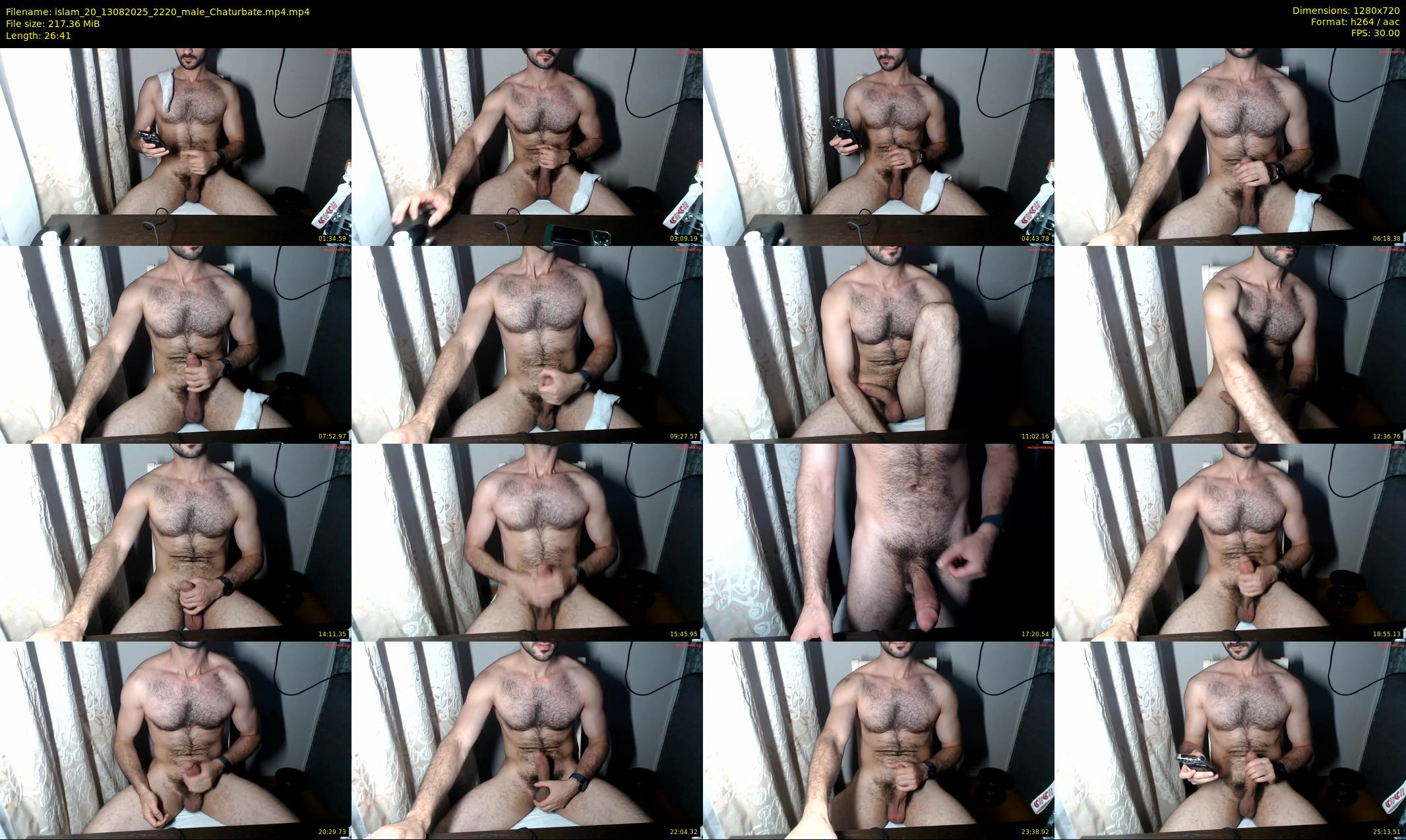 islam_20 — 27 minute Chaturbate male cam show recording, 720p, Aug 13, 2025