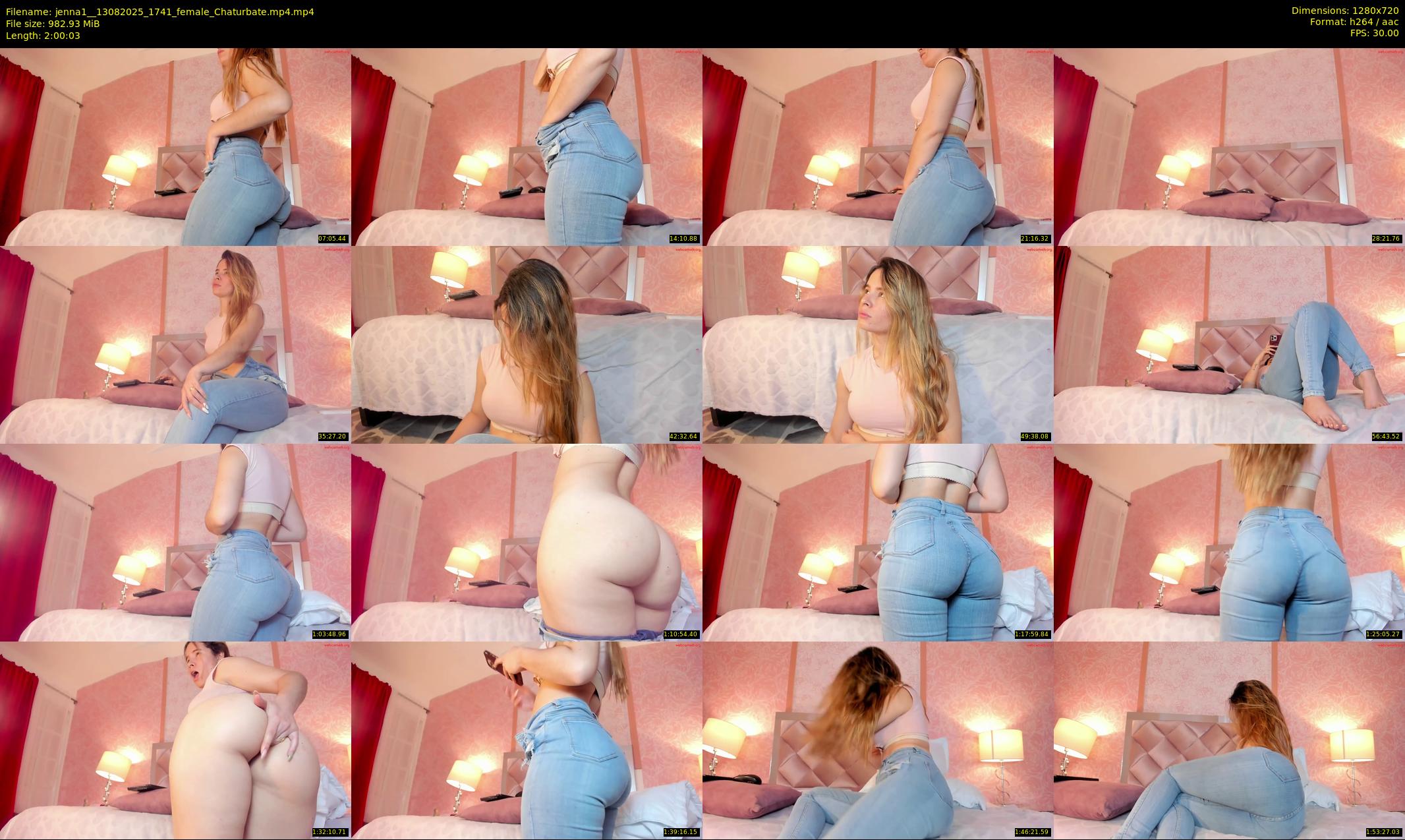 jenna1_ — 121 minute Chaturbate female cam show recording, 720p, Aug 13, 2025