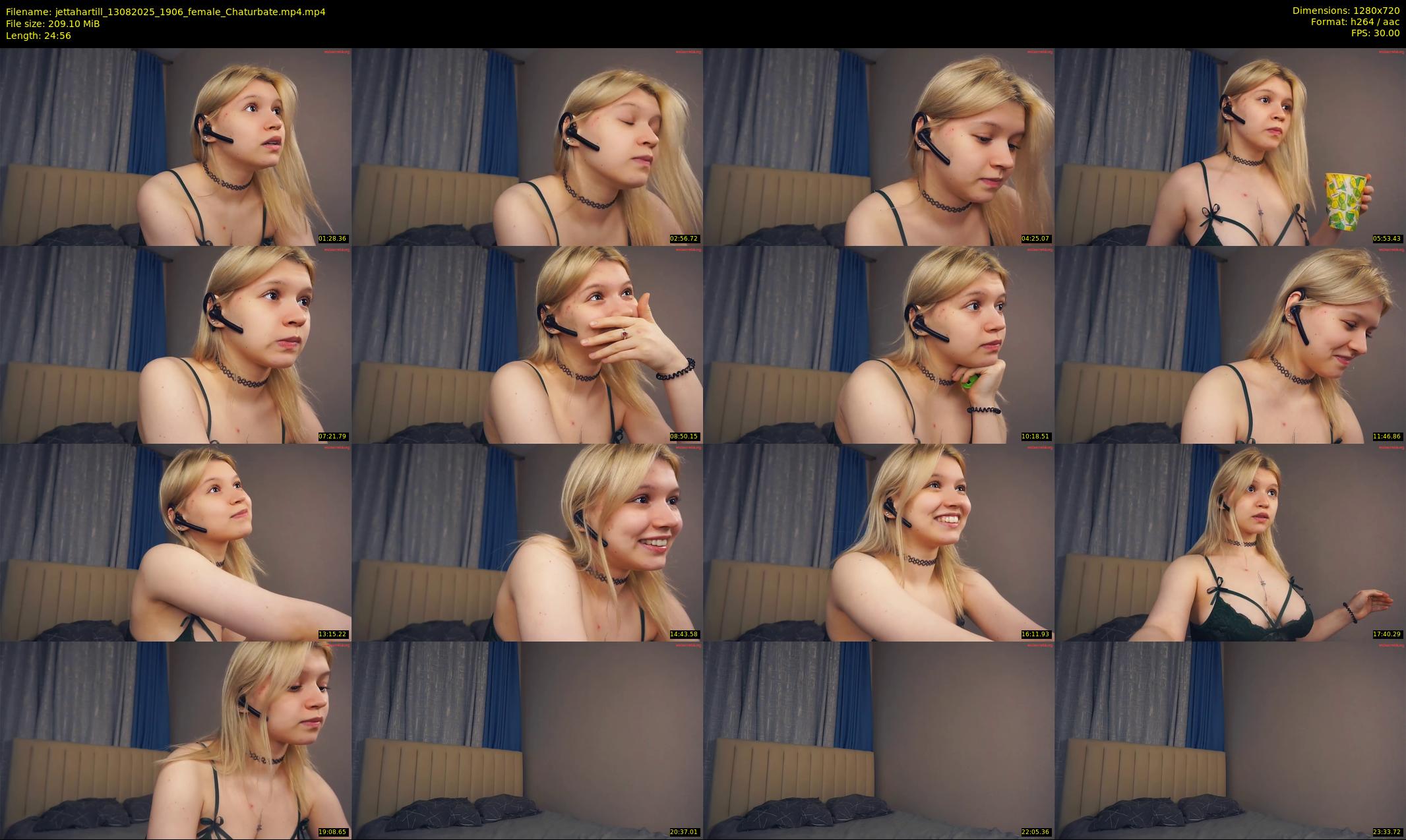 jettahartill — 25 minute Chaturbate female cam show recording, 720p, Aug 13, 2025
