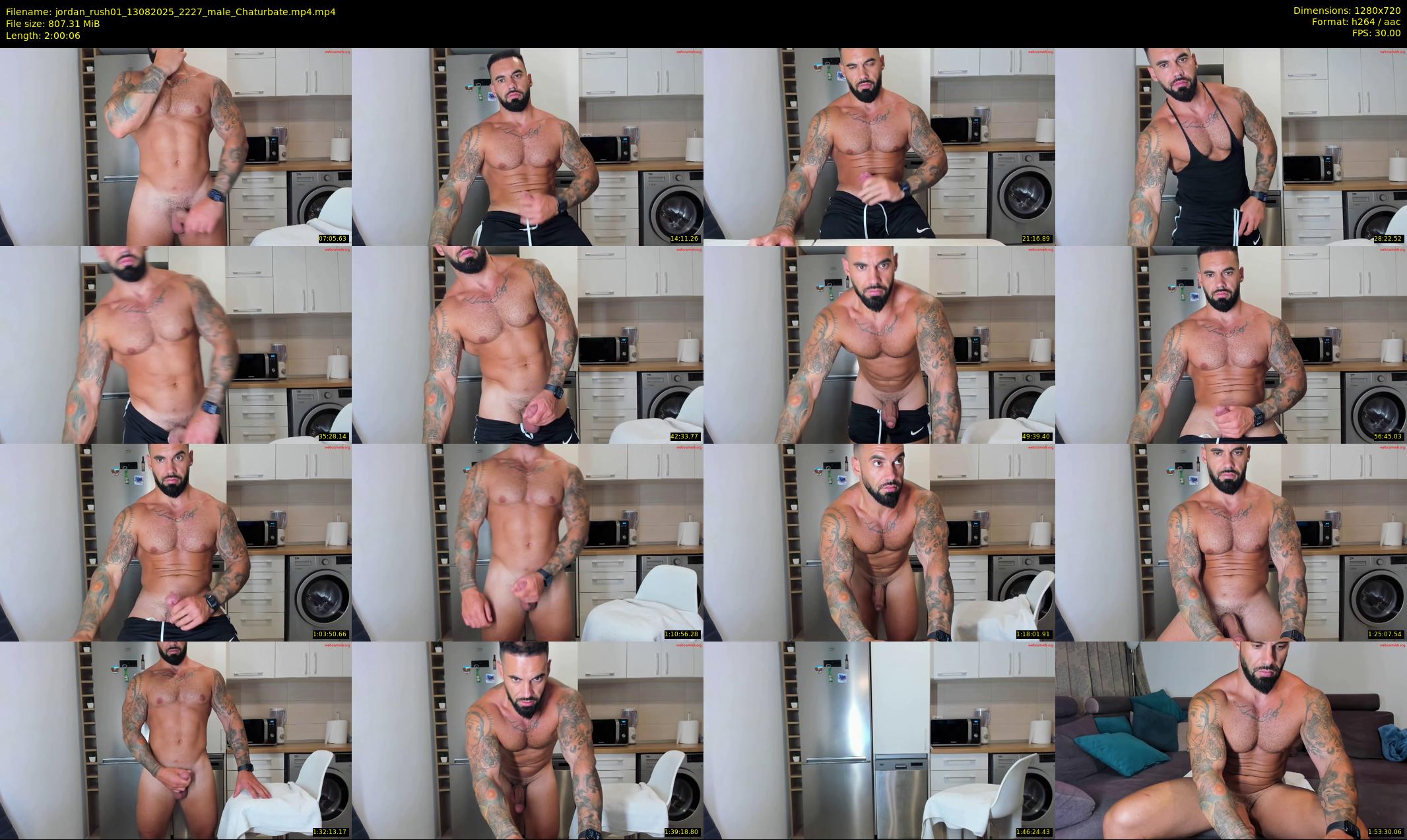 jordan_rush01 — 121 minute Chaturbate male cam show recording, 720p, Aug 13, 2025