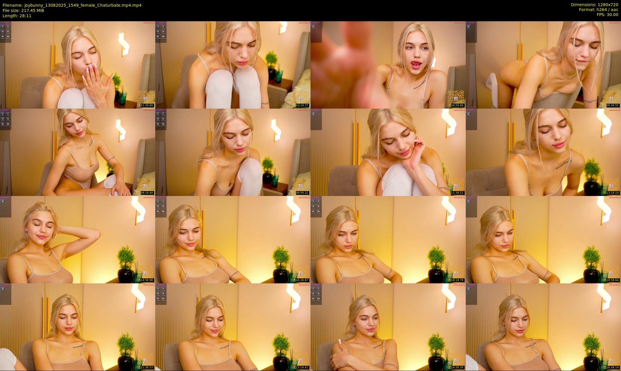 joybunny — 29 minute Chaturbate female cam show recording, 720p, Aug 13, 2025