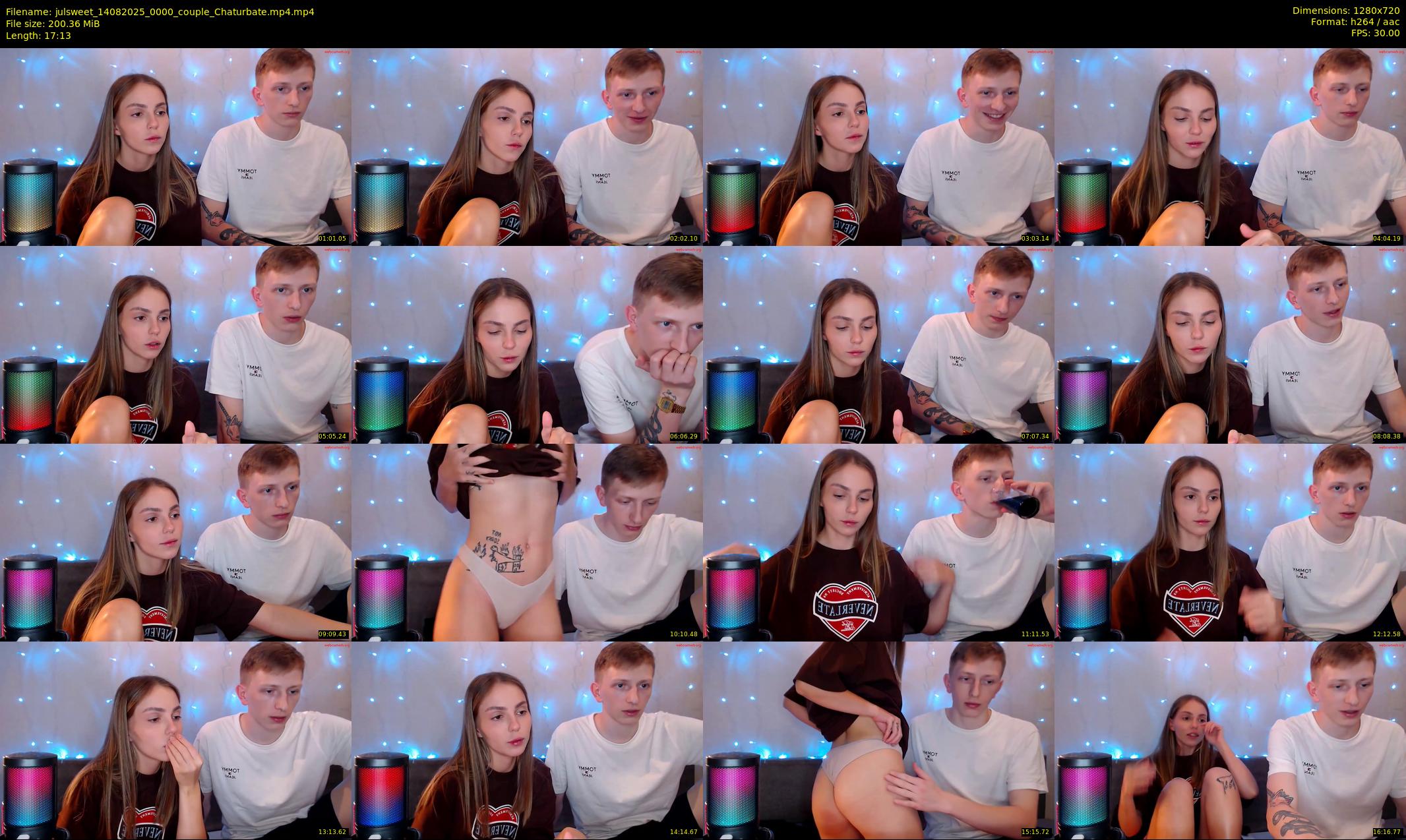 julsweet — 18 minute Chaturbate male cam show recording, 720p, Aug 14, 2025
