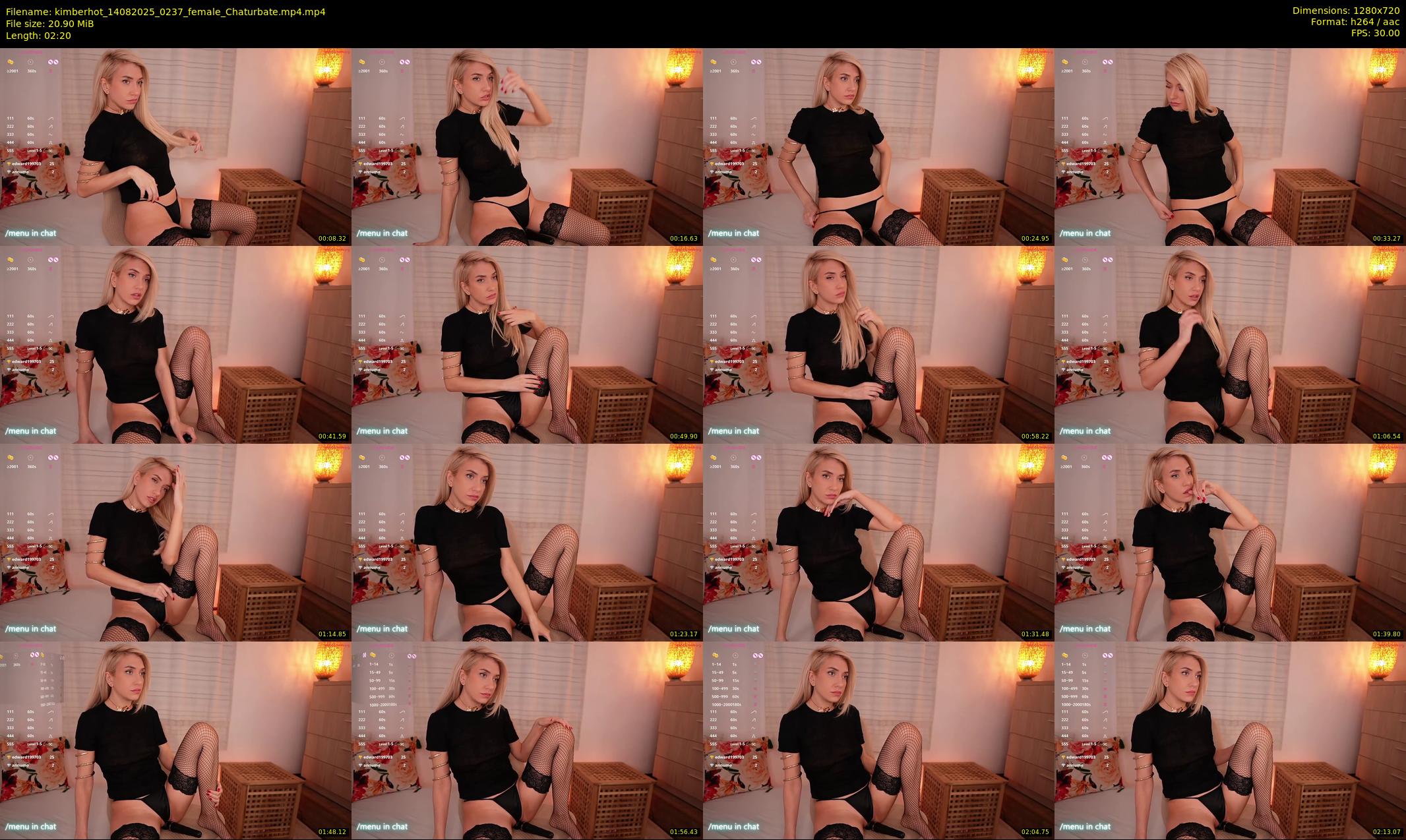 kimberhot — 3 minute Chaturbate female cam show recording, 720p, Aug 14, 2025