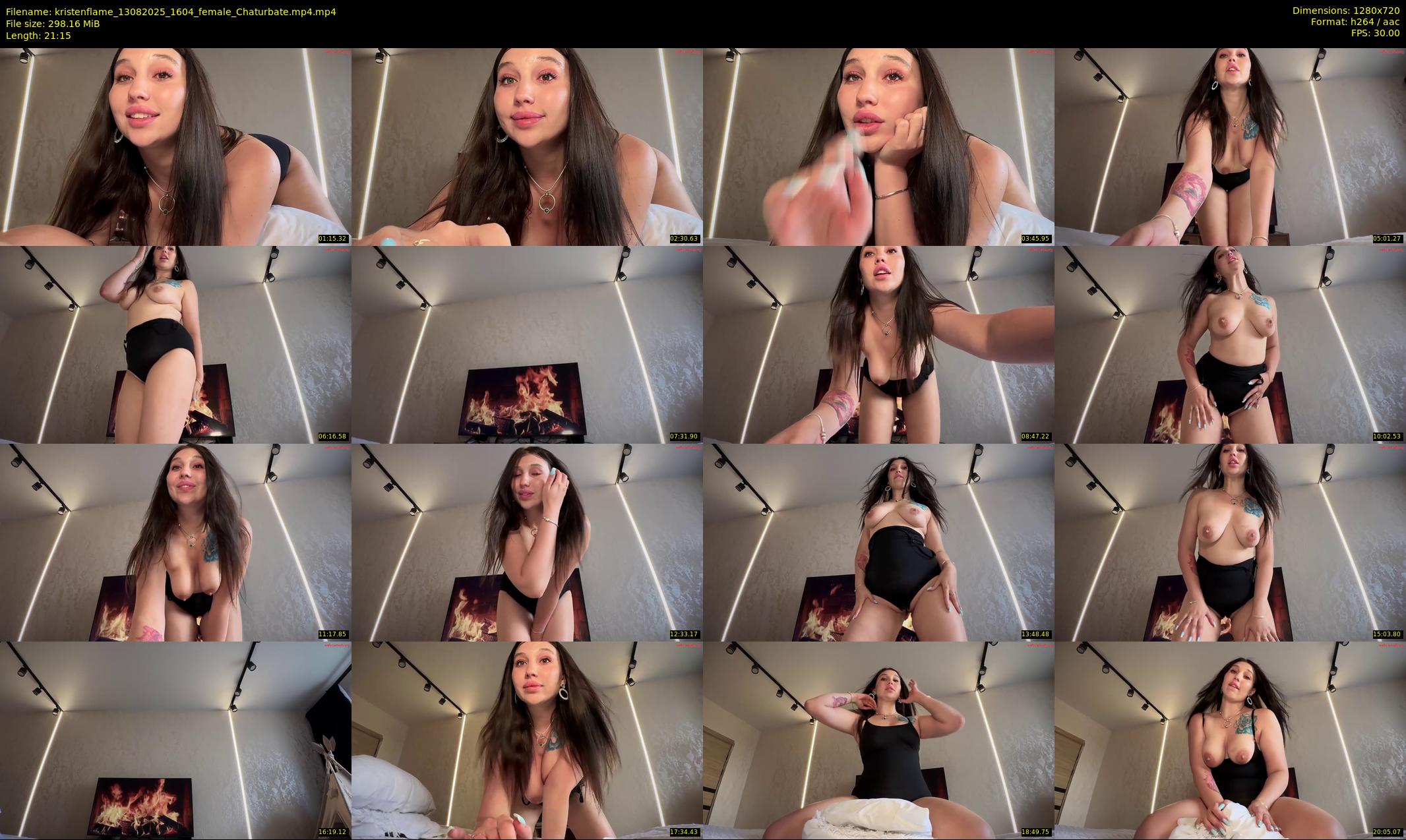 kristenflame — 22 minute Chaturbate couple cam show recording, 720p, Aug 13, 2025