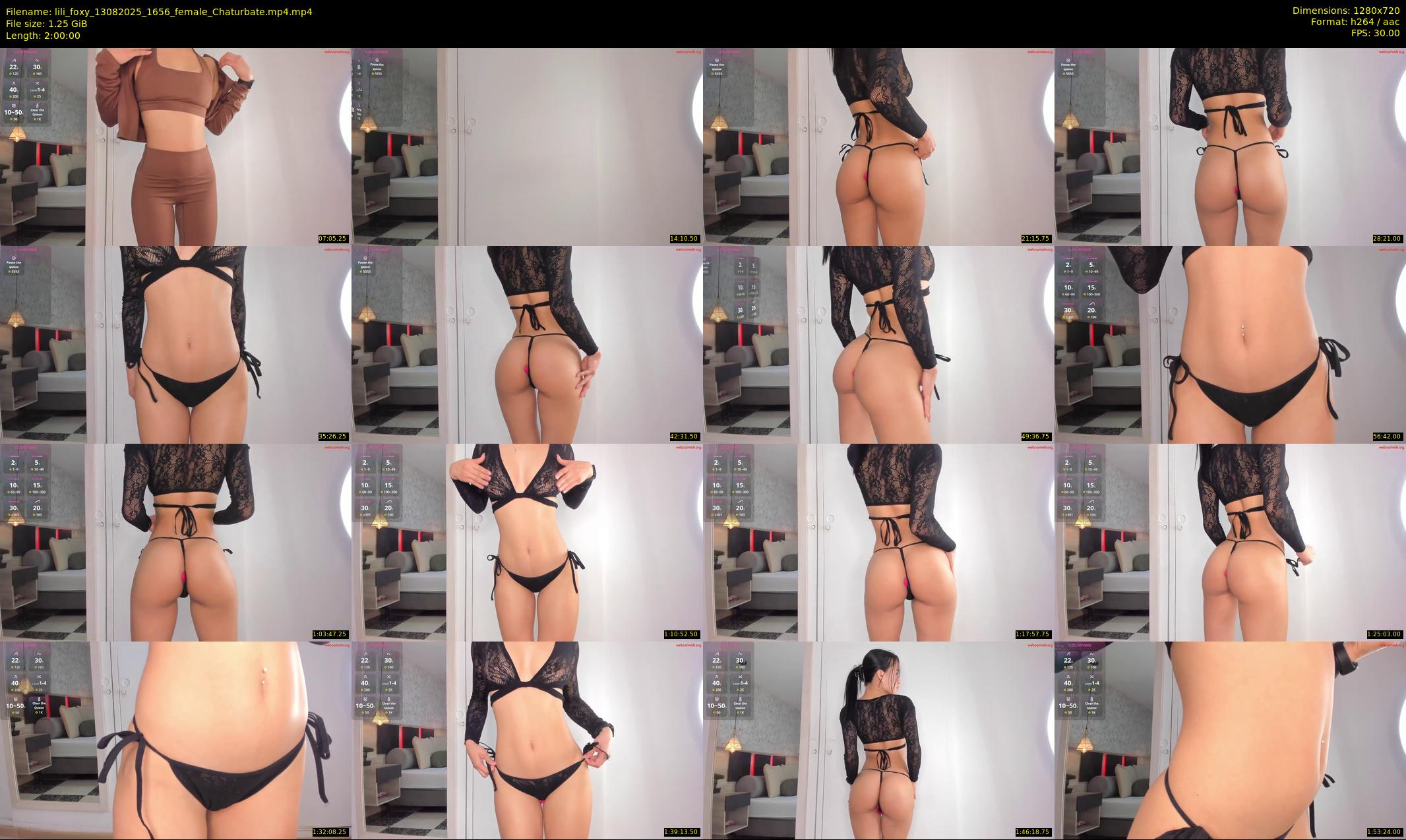 lili_foxy — 120 minute Chaturbate female cam show recording, 720p, Aug 13, 2025