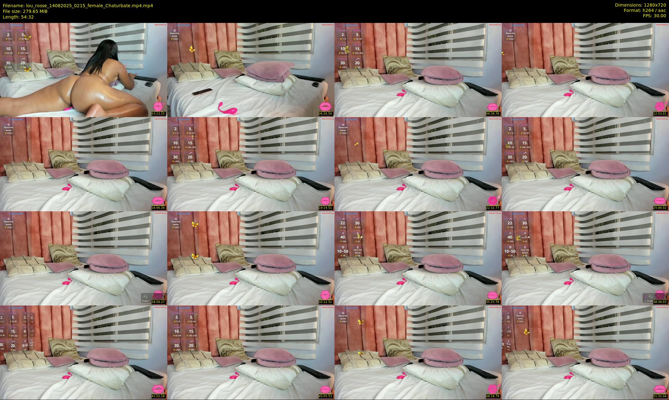lou_rosse — 55 minute Chaturbate female cam show recording, 720p, Aug 14, 2025