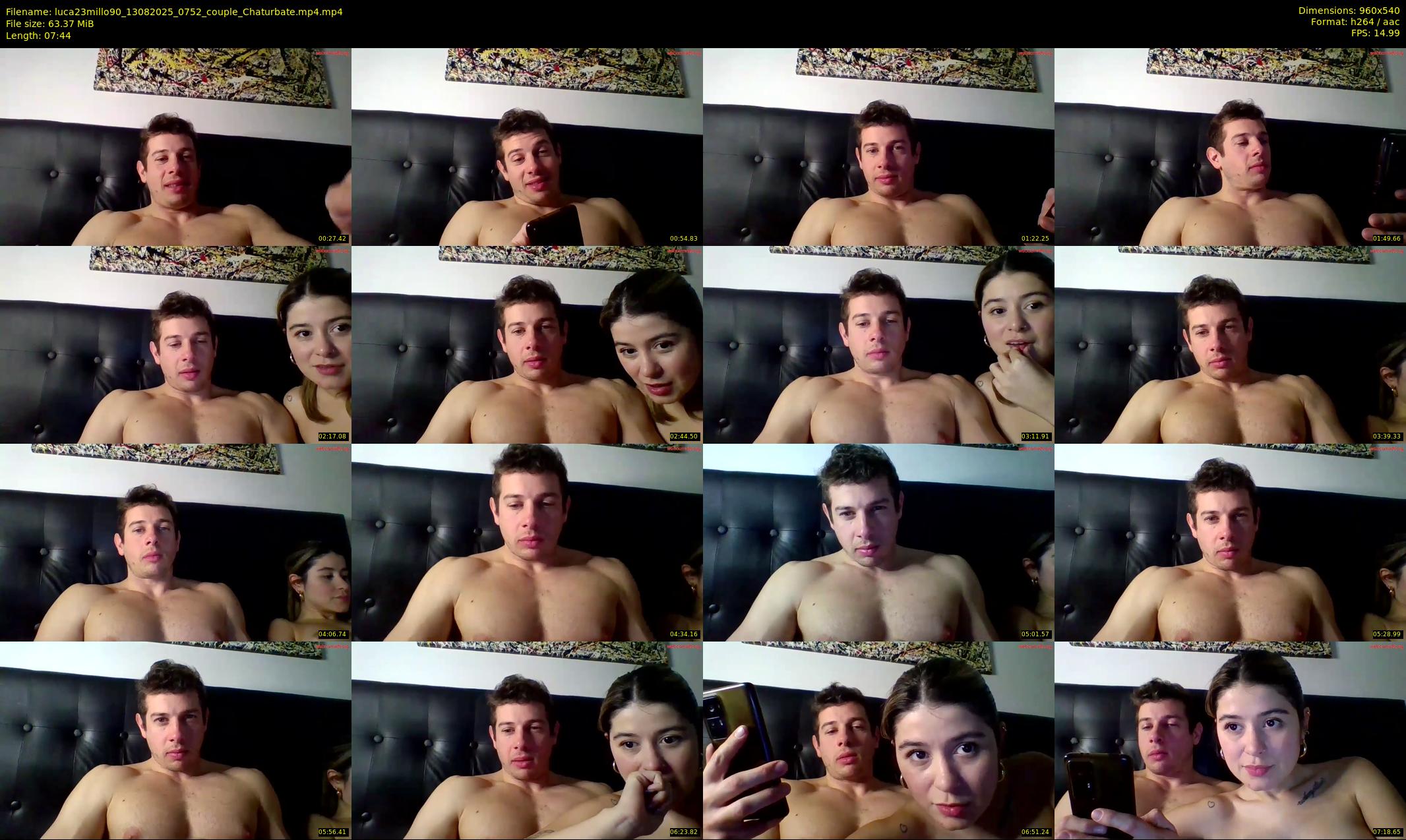 luca23millo90 — 8 minute Chaturbate male cam show recording, 480p, Aug 13, 2025