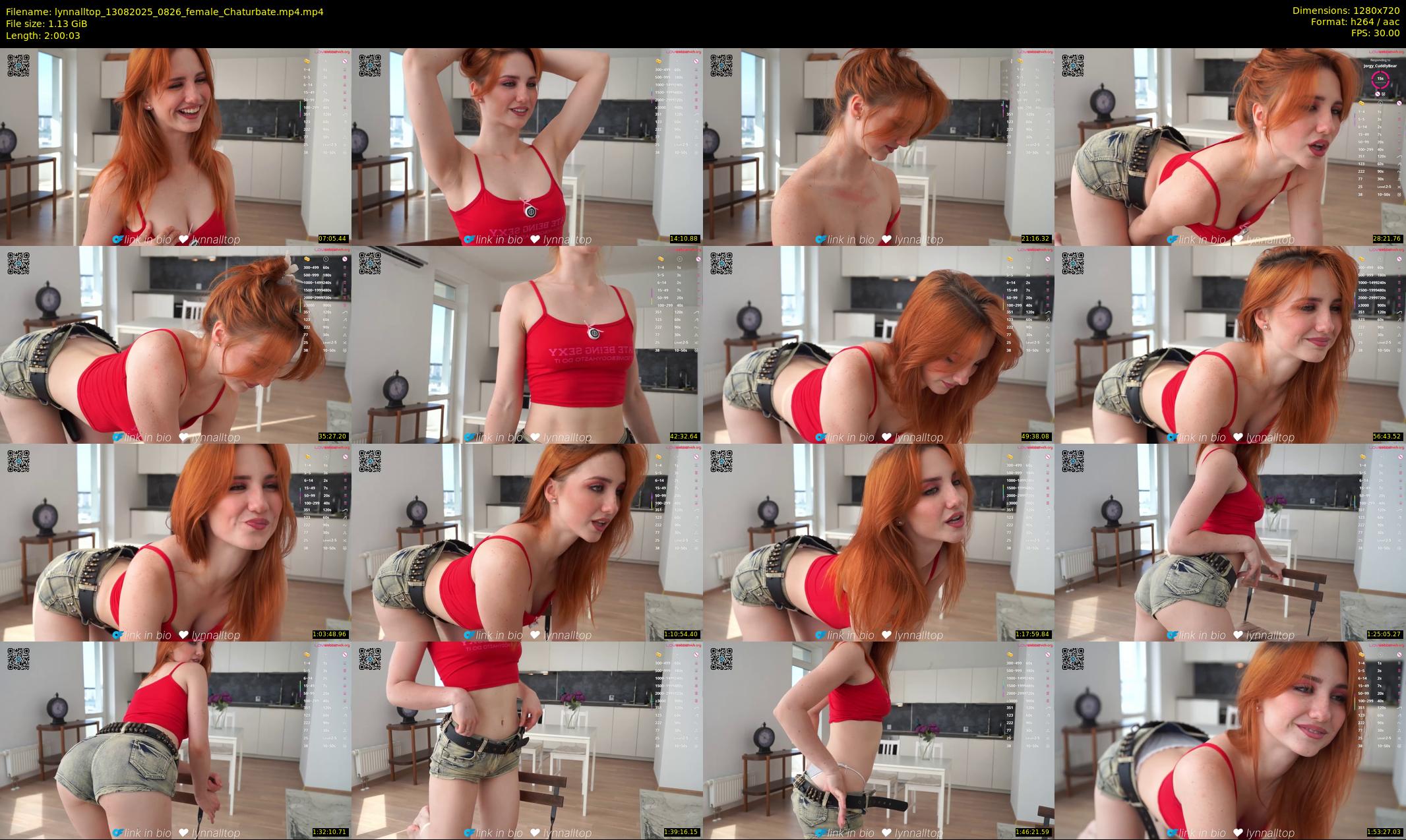 lynnalltop — 121 minute Chaturbate female cam show recording, 720p, Aug 13, 2025