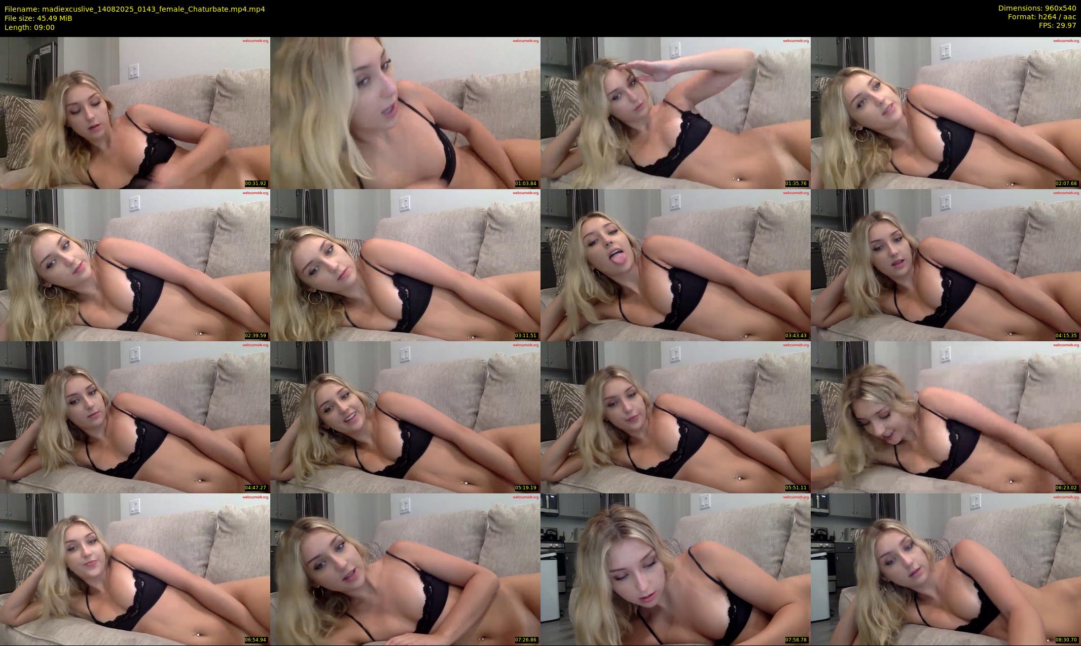 madiexcuslive — 9 minute Chaturbate female cam show recording, 480p, Aug 14, 2025