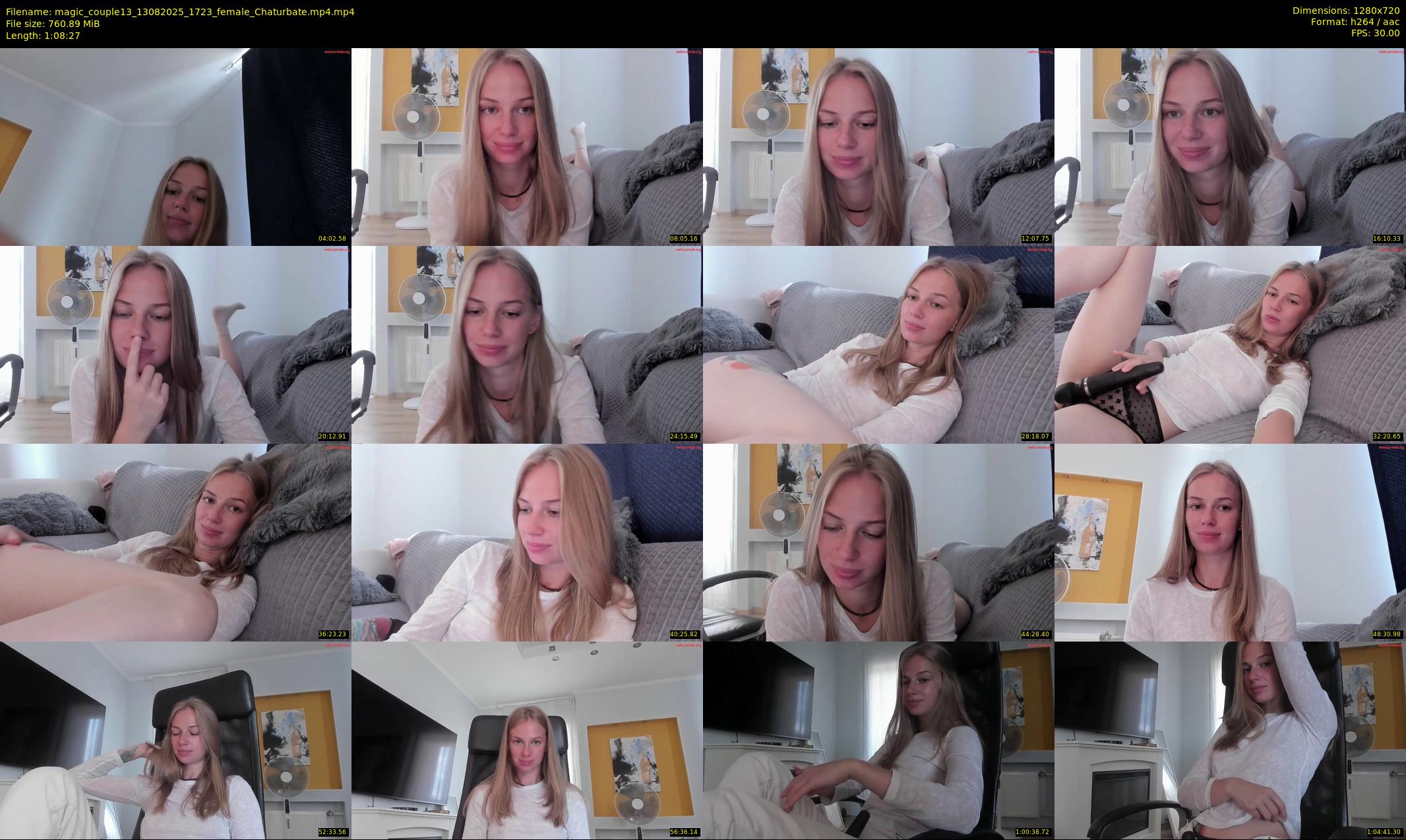 magic_couple13 — 69 minute Chaturbate couple cam show recording, 720p, Aug 13, 2025